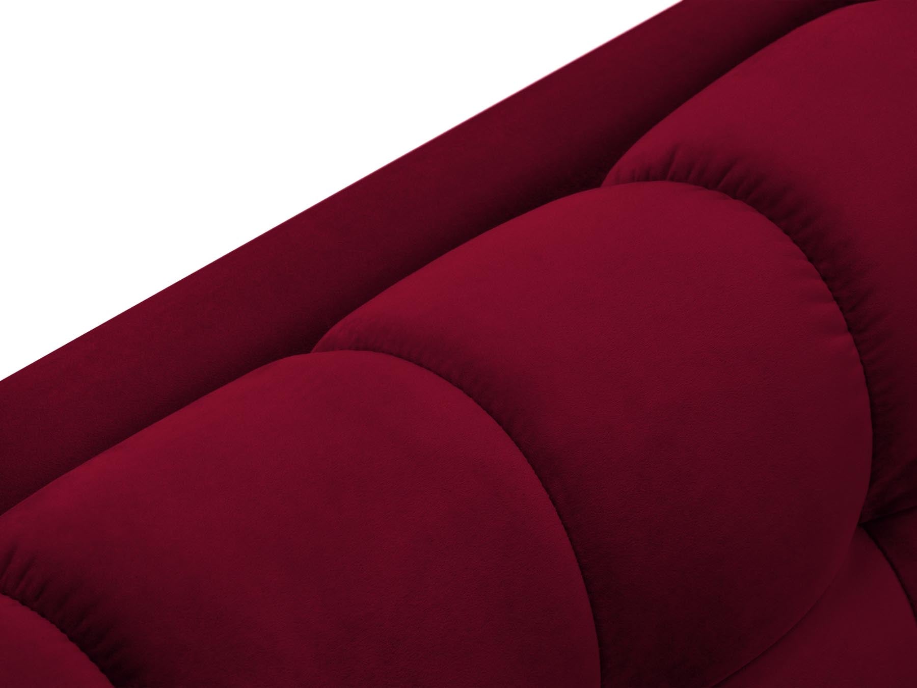 5-Sitzer Ecksofa links Bali in Red-Bluvel präsentiert im Onlineshop von KAQTU Design AG. Ecksofa links ist von Cosmopolitan Design