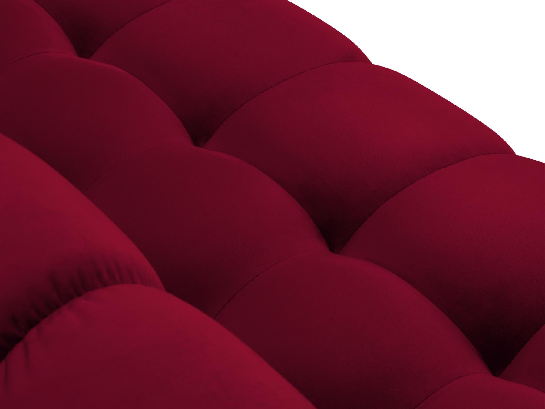 5-Sitzer Ecksofa links Bali in Red-Bluvel präsentiert im Onlineshop von KAQTU Design AG. Ecksofa links ist von Cosmopolitan Design