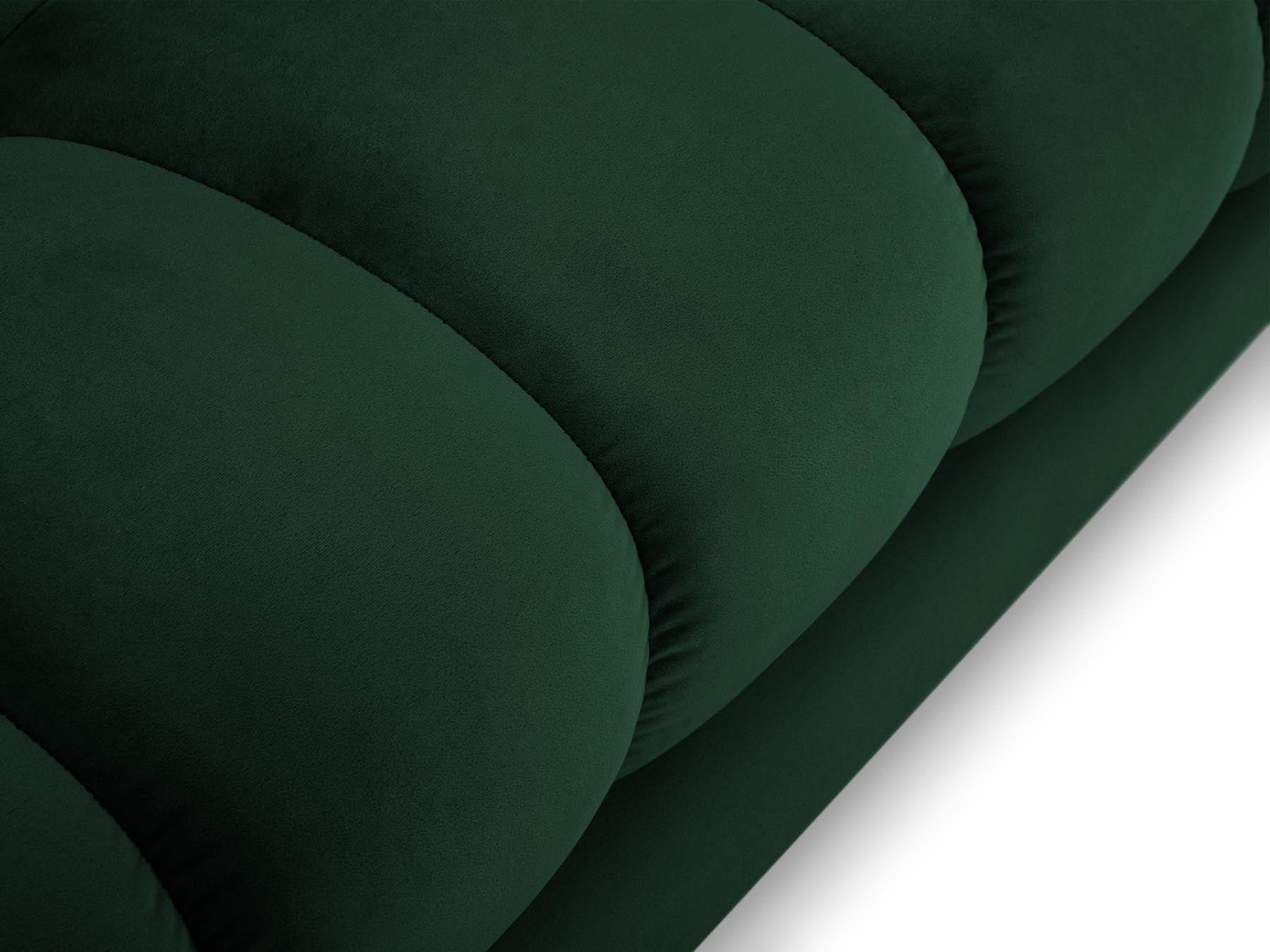 5-Sitzer Ecksofa links Bali in Bottle Green-Bluvel präsentiert im Onlineshop von KAQTU Design AG. Ecksofa links ist von Cosmopolitan Design