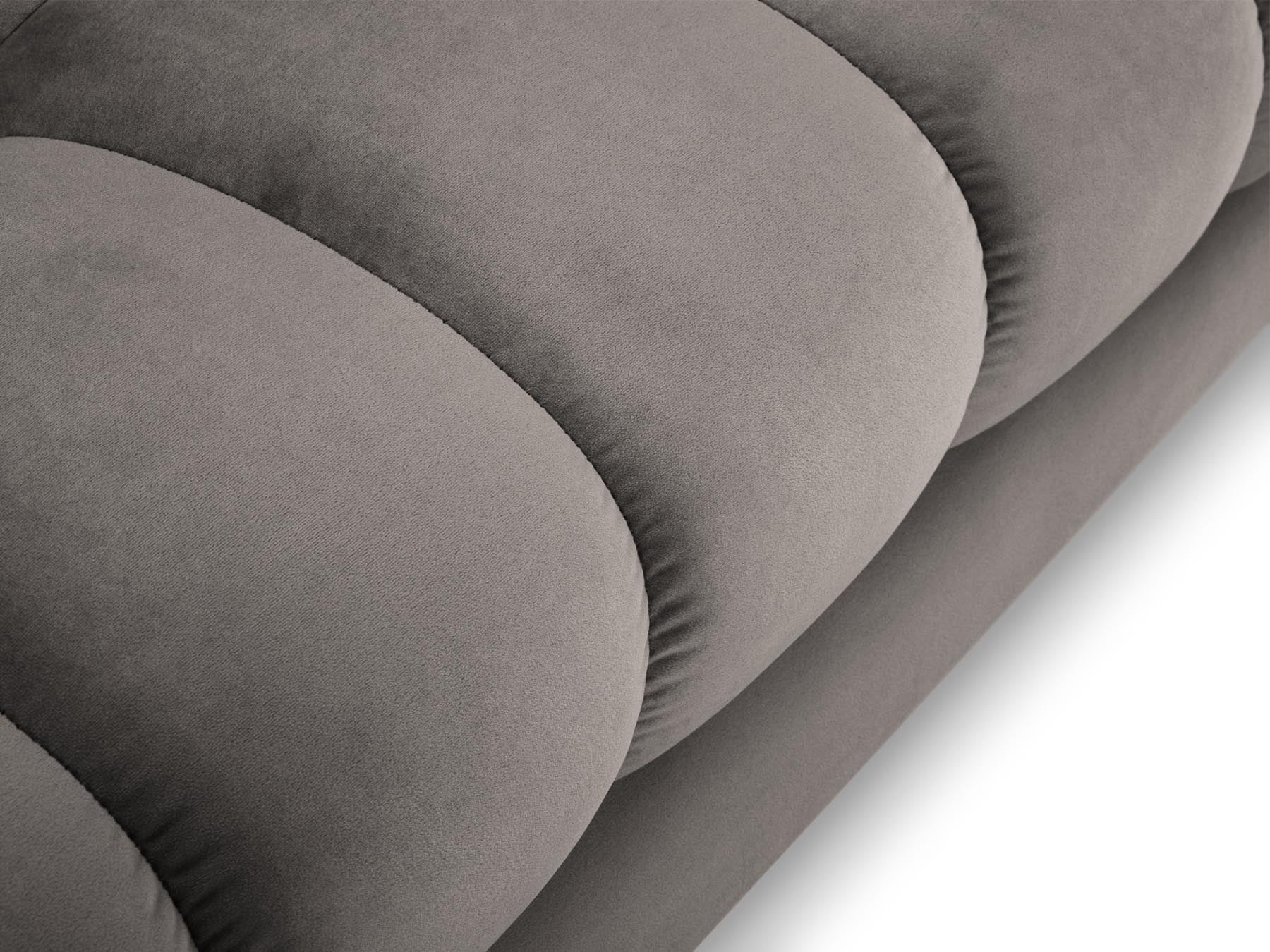 5-Sitzer Ecksofa links Bali in Light Grey-Bluvel präsentiert im Onlineshop von KAQTU Design AG. Ecksofa links ist von Cosmopolitan Design
