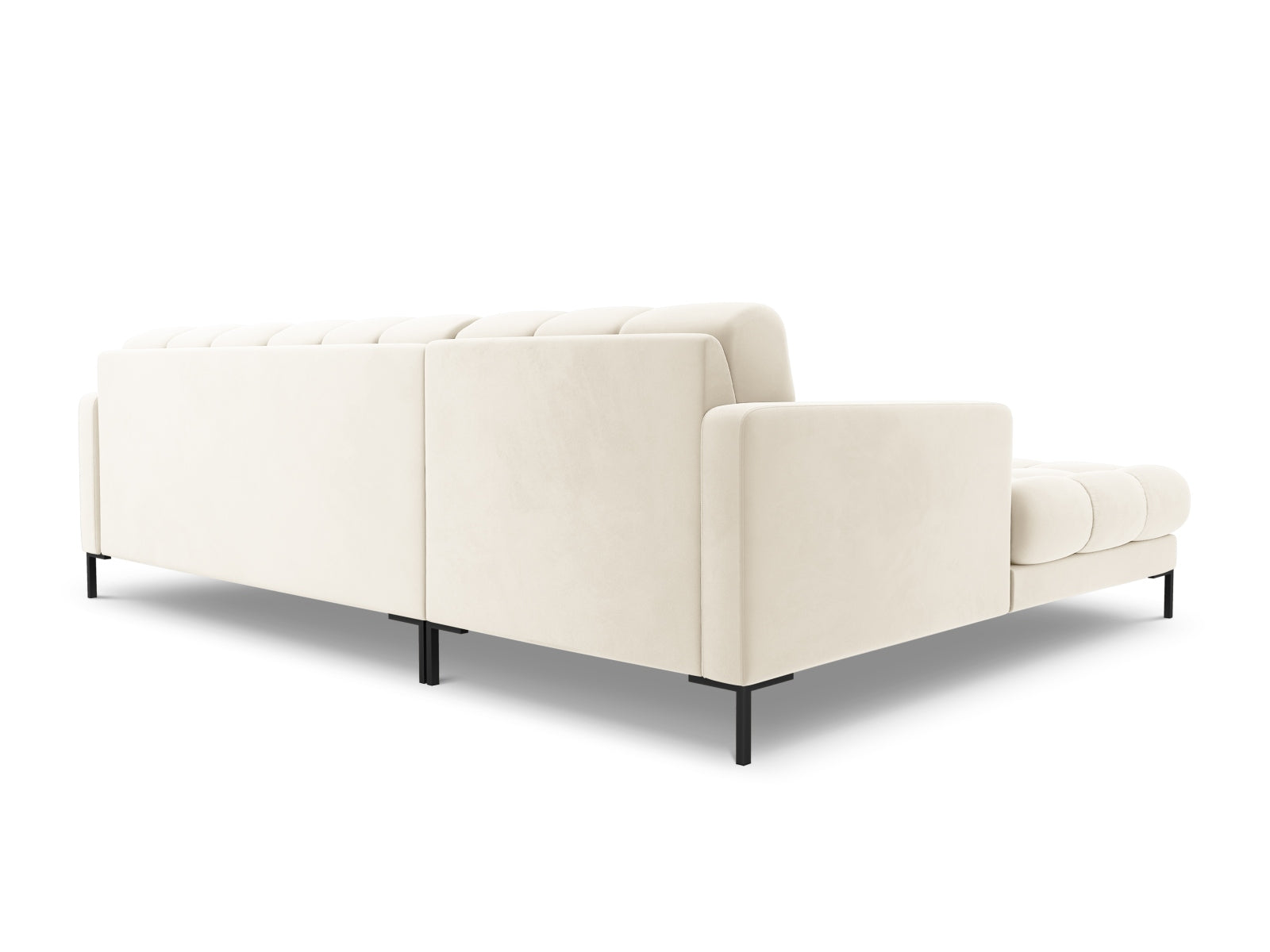 5-Sitzer Ecksofa links Bali in Light Beige-Bluvel präsentiert im Onlineshop von KAQTU Design AG. Ecksofa links ist von Cosmopolitan Design