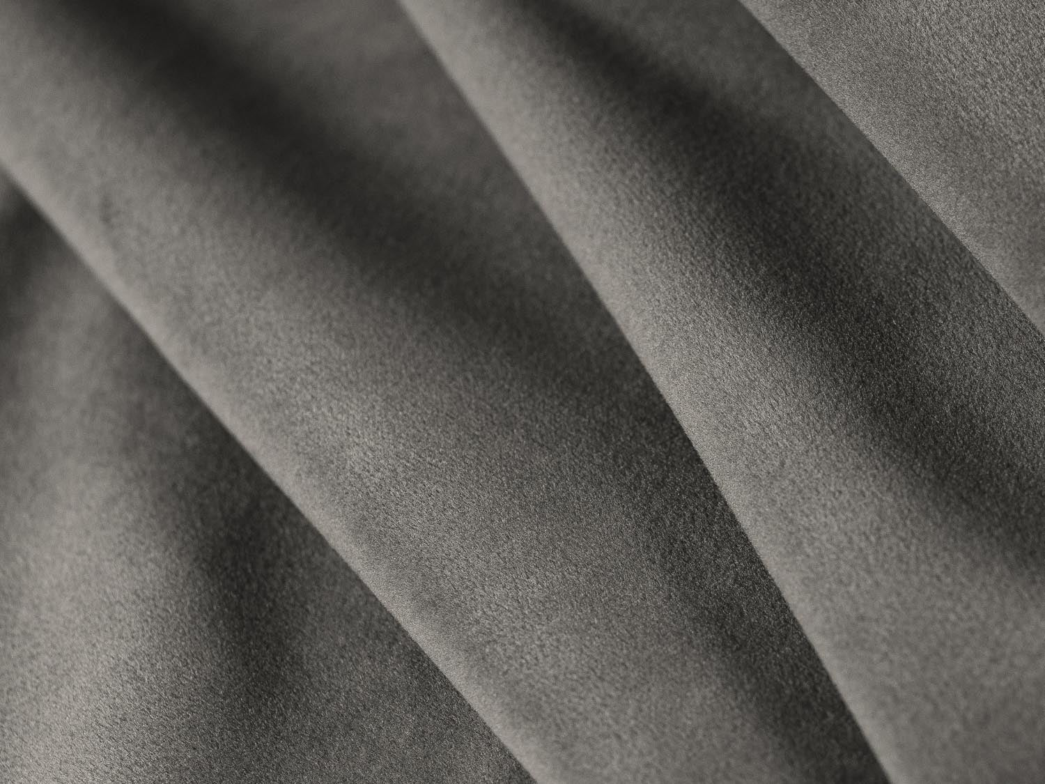 Modernes Chicago Velour Ecksofa, linksseitig, 4-Sitzer in edlem Grau, perfekt für gemütliche Stunden und stilvolle Einrichtung.