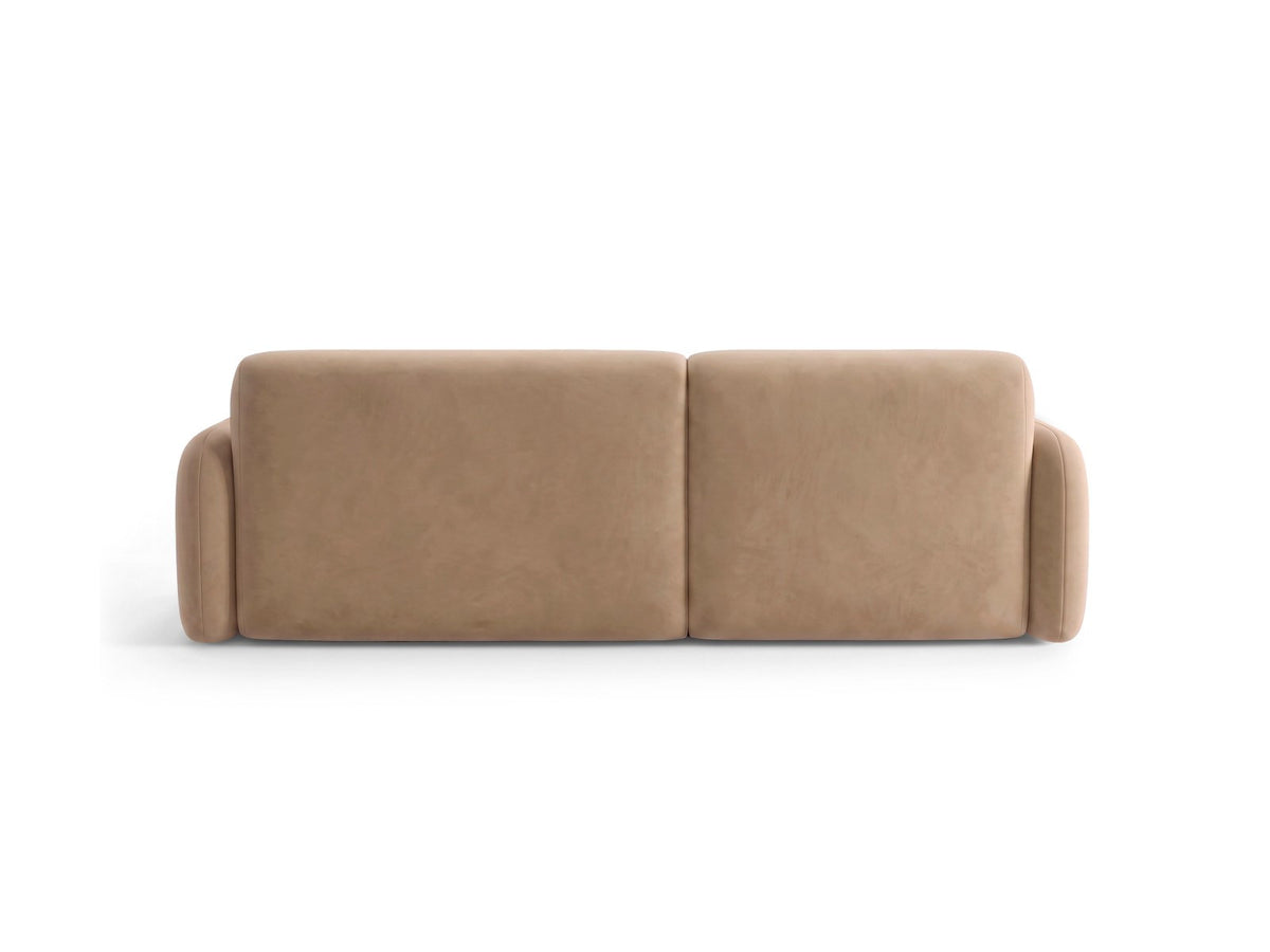 Ecksofa links Malmo von Cosmopolitan Design mit Bluvel-Bezug und flachen schwarzen Beinen