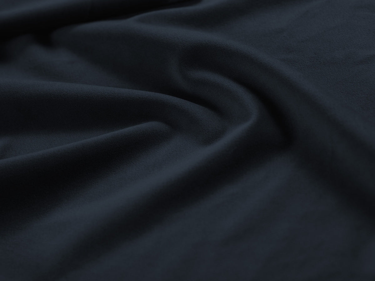 Vienna Velour Ecksofa links 5 Sitzer 170cm in Dark Blue/Schwarz-Bluvel präsentiert im Onlineshop von KAQTU Design AG. Ecksofa links ist von Cosmopolitan Design