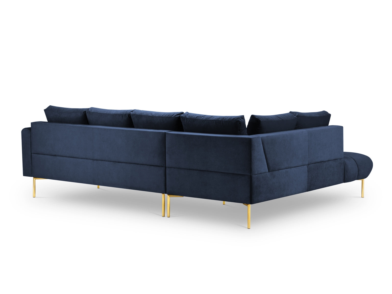 Erleben Sie das stilvolle Hastings Velour links Ecksofa 5 Sitzer von Cosmopolitan Design – ideal für moderne Wohnräume und ultimativen Komfort.