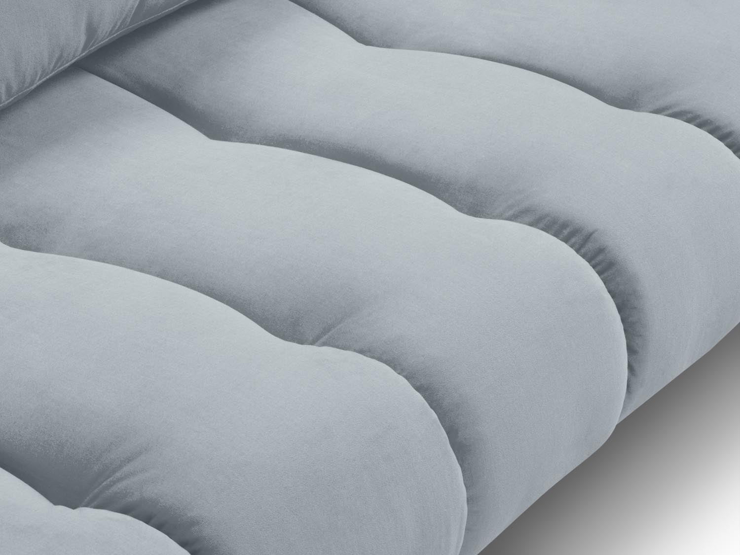 Entdecken Sie das elegante Hastings Velour links Ecksofa 5 Sitzer von Cosmopolitan Design – perfekt für Ihr modernes Zuhause und höchsten Sitzkomfort.