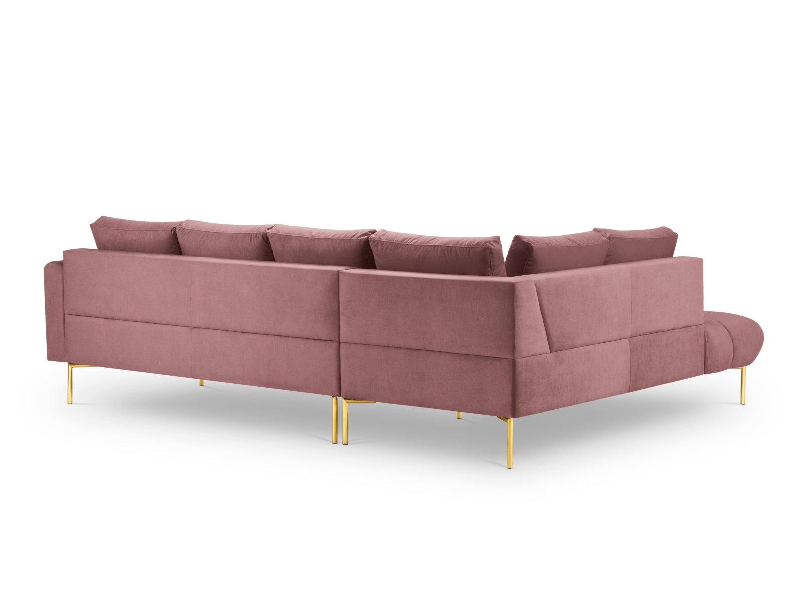 Entdecken Sie das elegante Hastings Velour links Ecksofa 5 Sitzer von Cosmopolitan Design – perfekt für Ihr modernes Zuhause und höchsten Sitzkomfort.