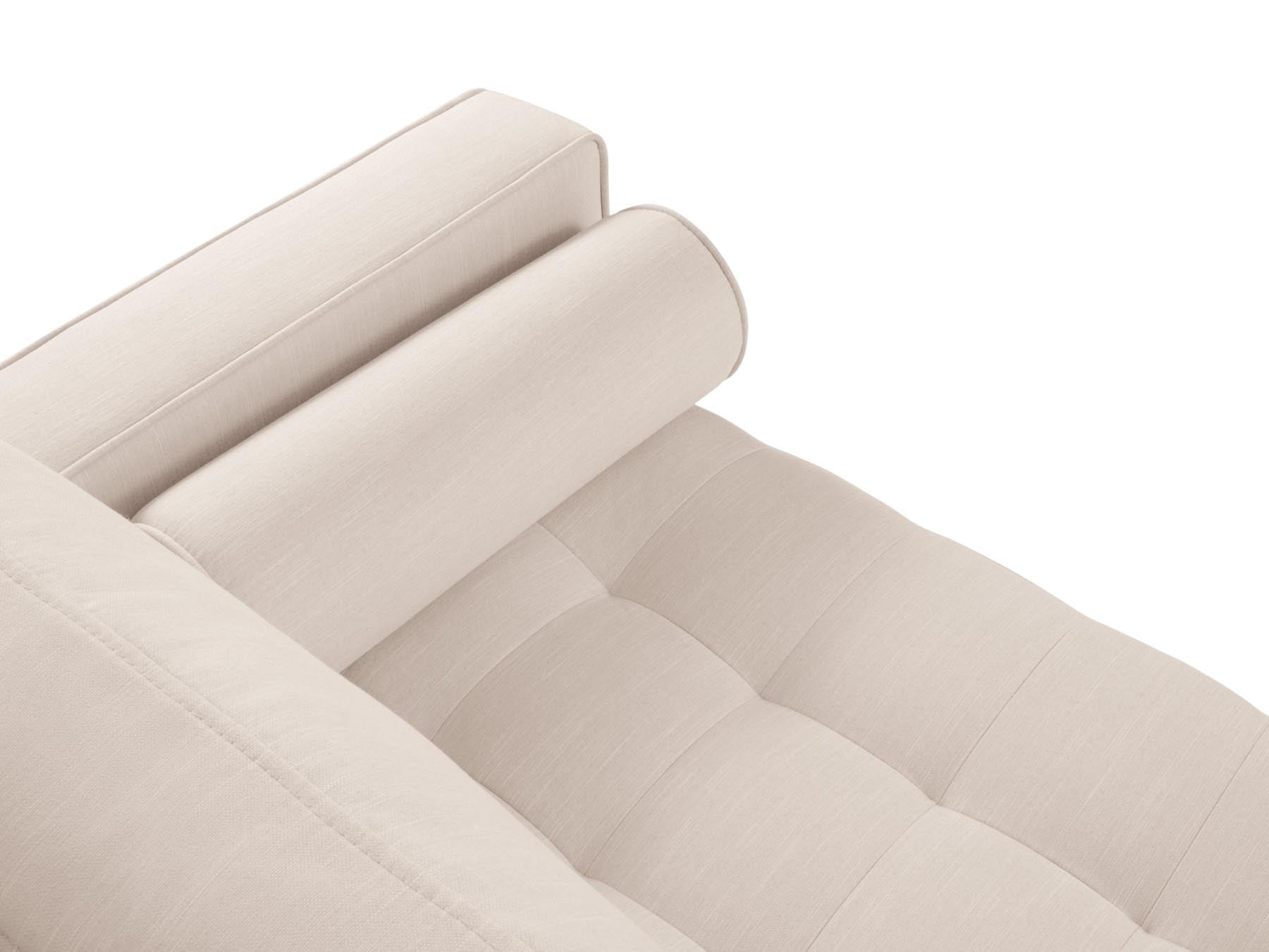 4-Sitzer Ecksofa links Aspen in Light Beige-Melva präsentiert im Onlineshop von KAQTU Design AG. Ecksofa links ist von Cosmopolitan Design
