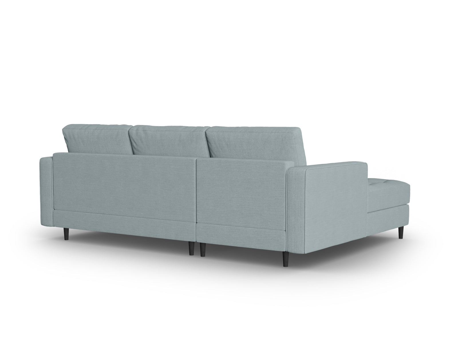 4-Sitzer Ecksofa links Aspen in Blue-Melva präsentiert im Onlineshop von KAQTU Design AG. Ecksofa links ist von Cosmopolitan Design
