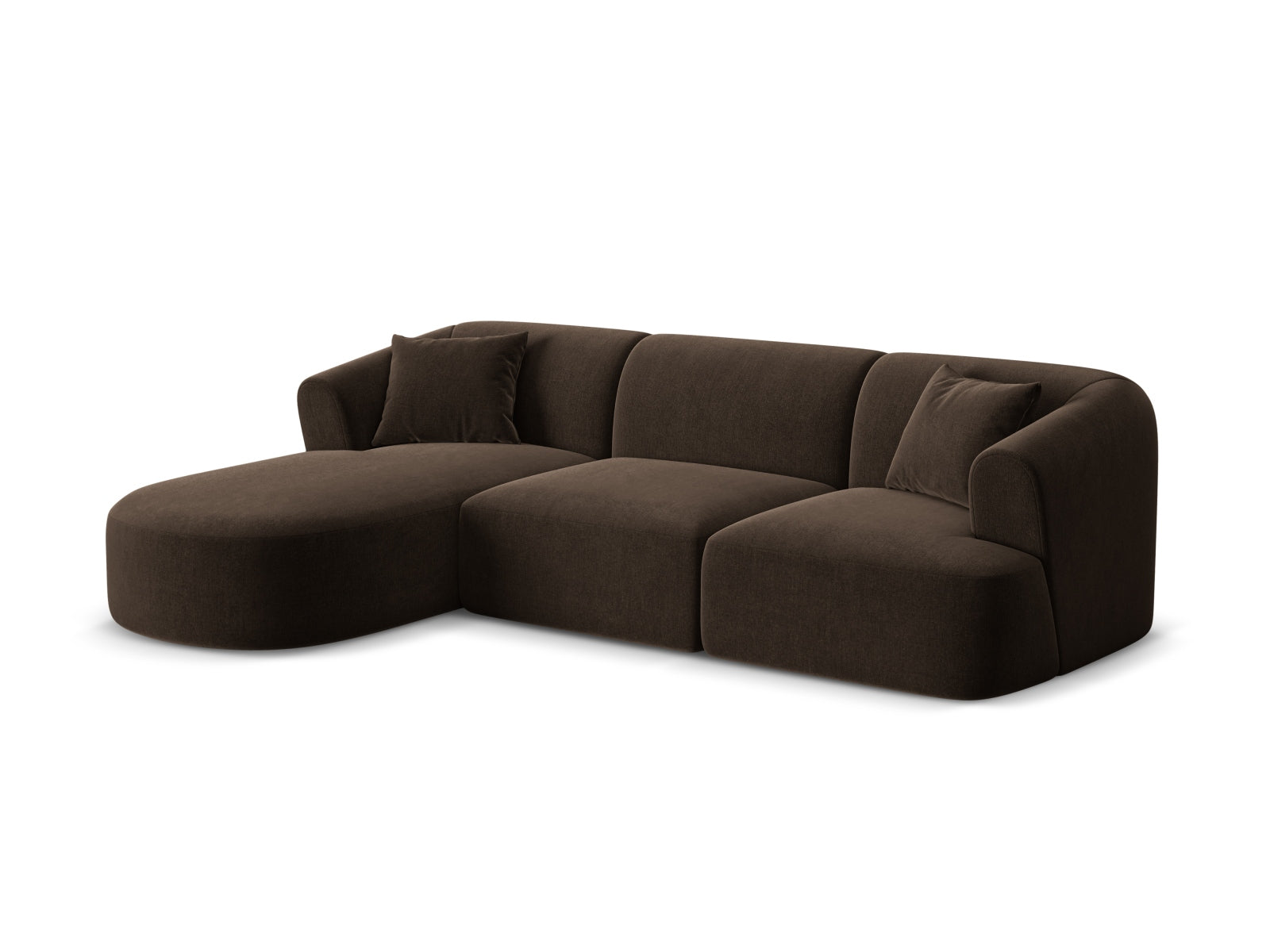 4-Sitzer Modular Ecksofa links Campi in Chocolate-Vogue präsentiert im Onlineshop von KAQTU Design AG. Ecksofa links ist von Cosmopolitan Design