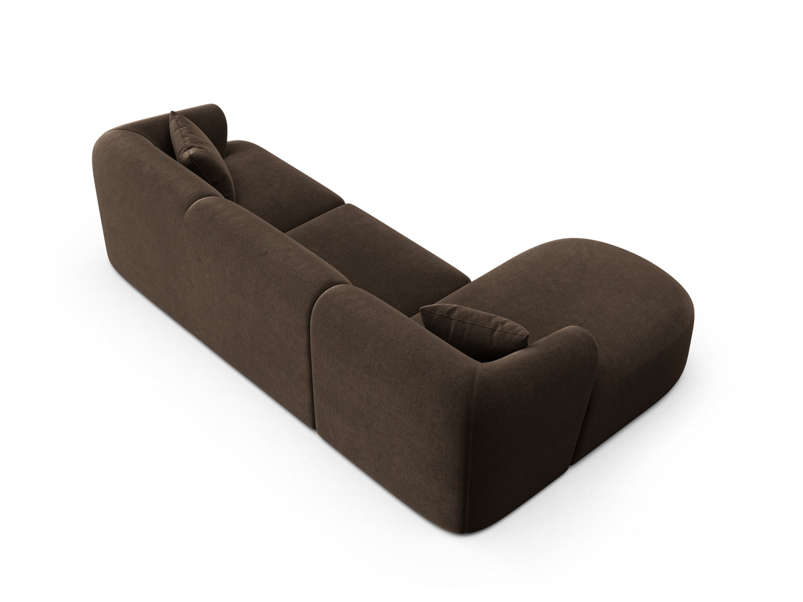 4-Sitzer Modular Ecksofa links Campi in Chocolate-Vogue präsentiert im Onlineshop von KAQTU Design AG. Ecksofa links ist von Cosmopolitan Design