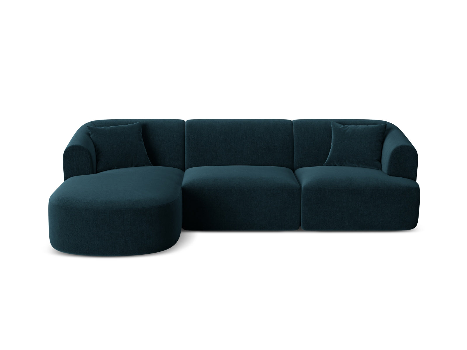 4-Sitzer Modular Ecksofa links Campi in Deep Petrol-Vogue präsentiert im Onlineshop von KAQTU Design AG. Ecksofa links ist von Cosmopolitan Design