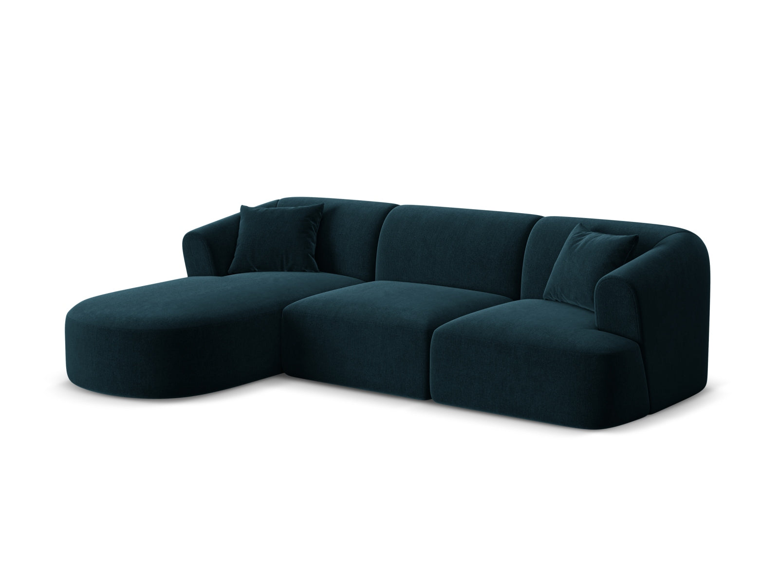4-Sitzer Modular Ecksofa links Campi in Deep Petrol-Vogue präsentiert im Onlineshop von KAQTU Design AG. Ecksofa links ist von Cosmopolitan Design