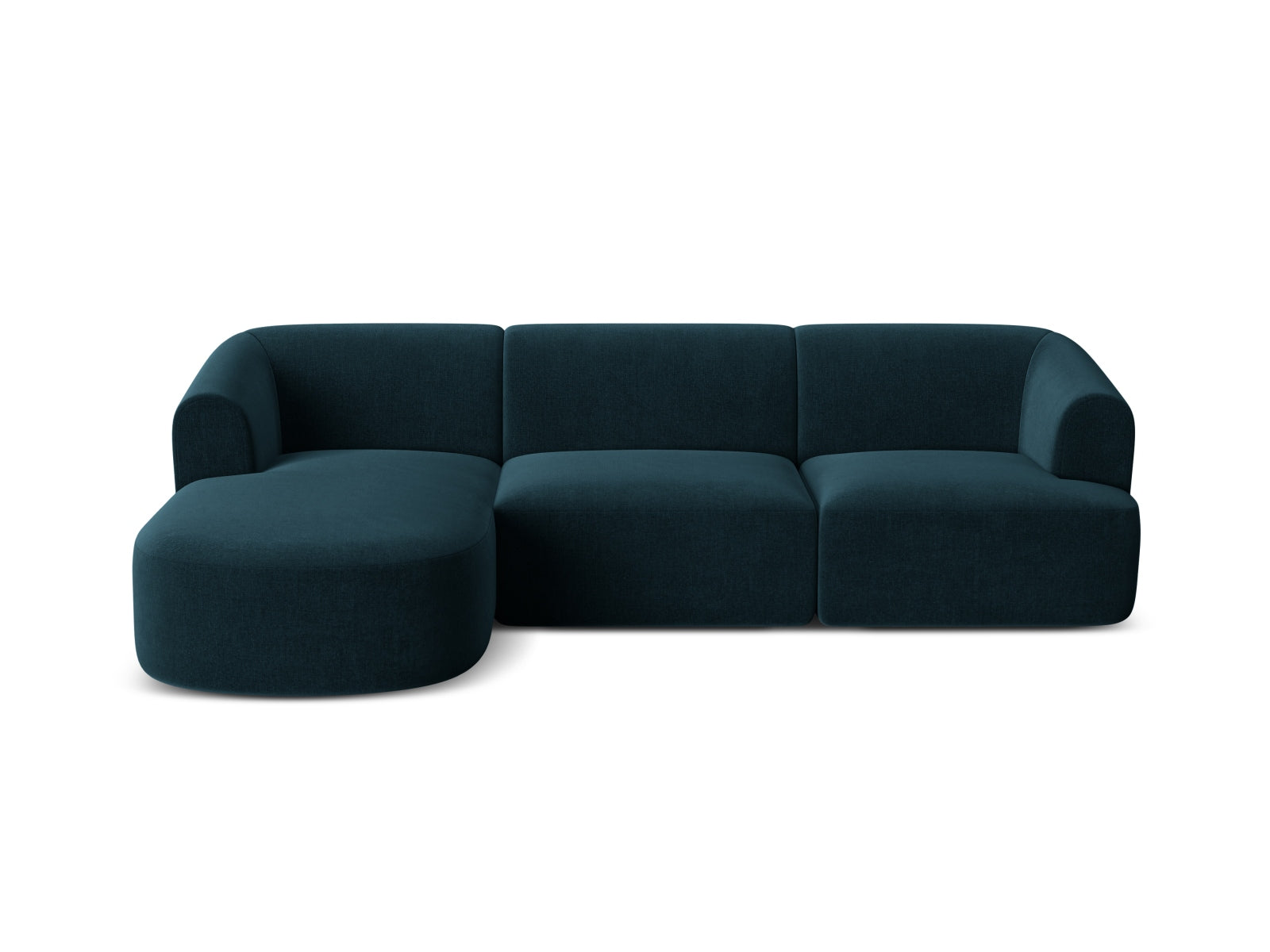 4-Sitzer Modular Ecksofa links Campi in Deep Petrol-Vogue präsentiert im Onlineshop von KAQTU Design AG. Ecksofa links ist von Cosmopolitan Design