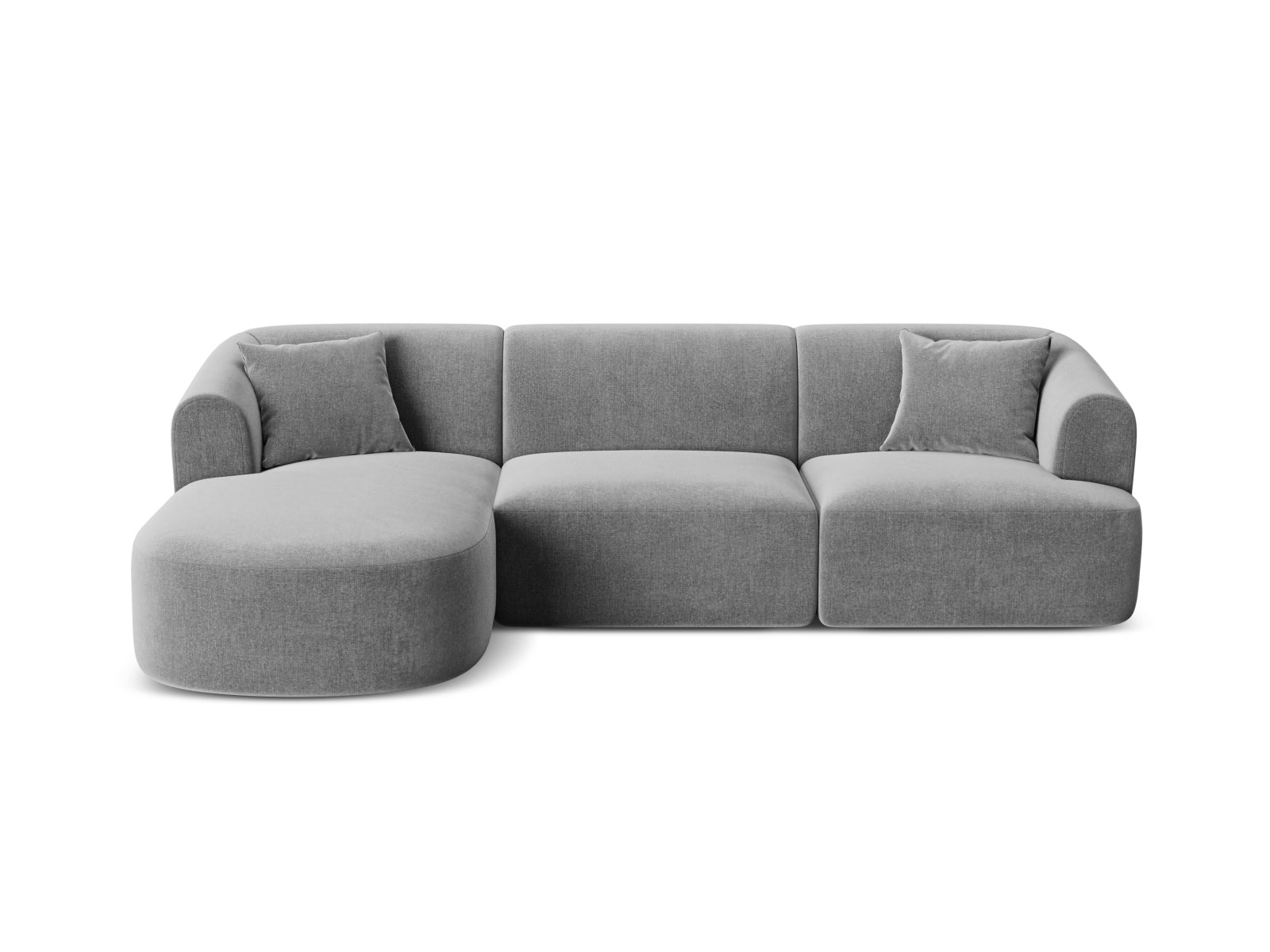 4-Sitzer Modular Ecksofa links Campi in Grey-Vogue präsentiert im Onlineshop von KAQTU Design AG. Ecksofa links ist von Cosmopolitan Design