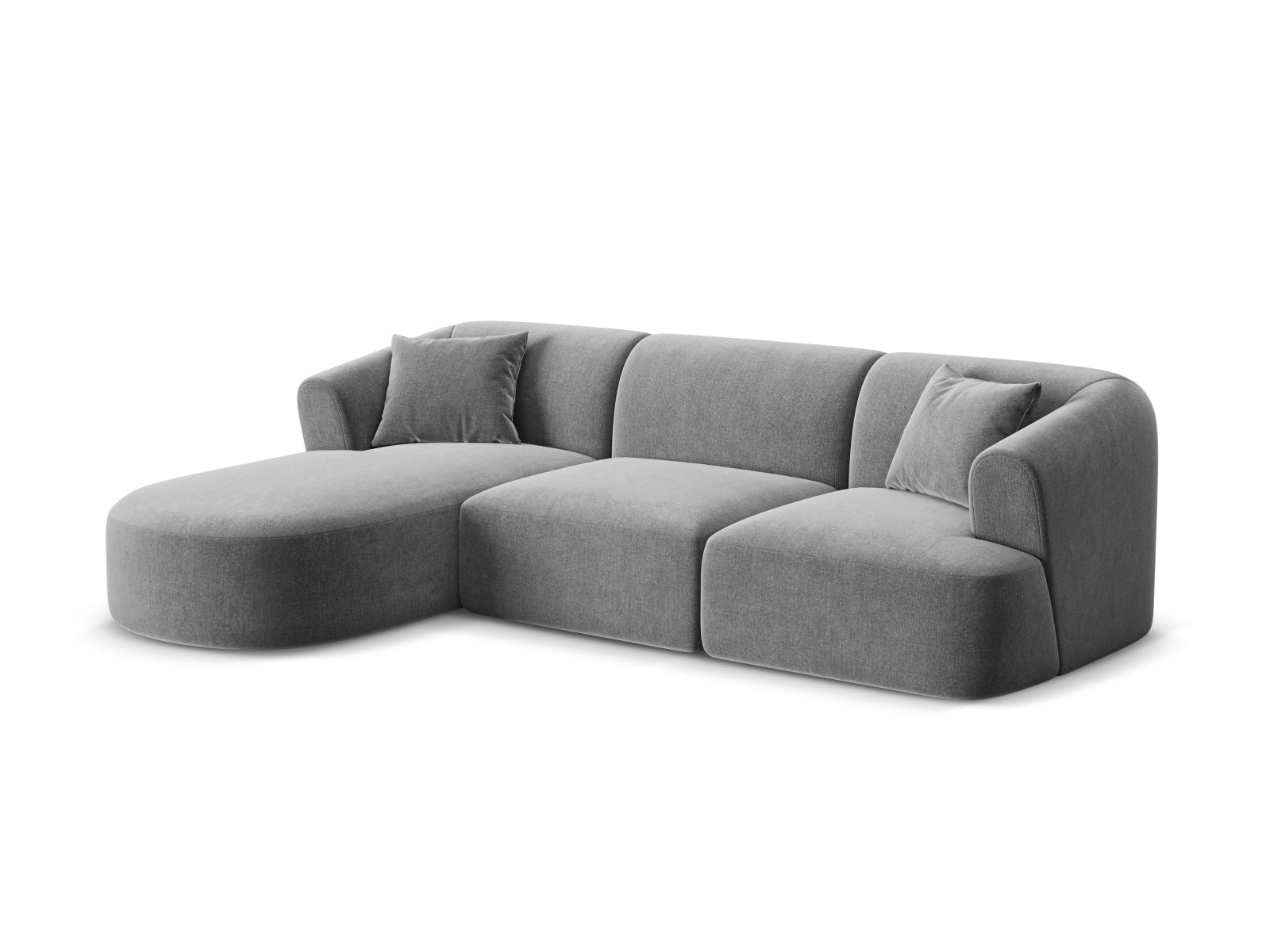 4-Sitzer Modular Ecksofa links Campi in Grey-Vogue präsentiert im Onlineshop von KAQTU Design AG. Ecksofa links ist von Cosmopolitan Design