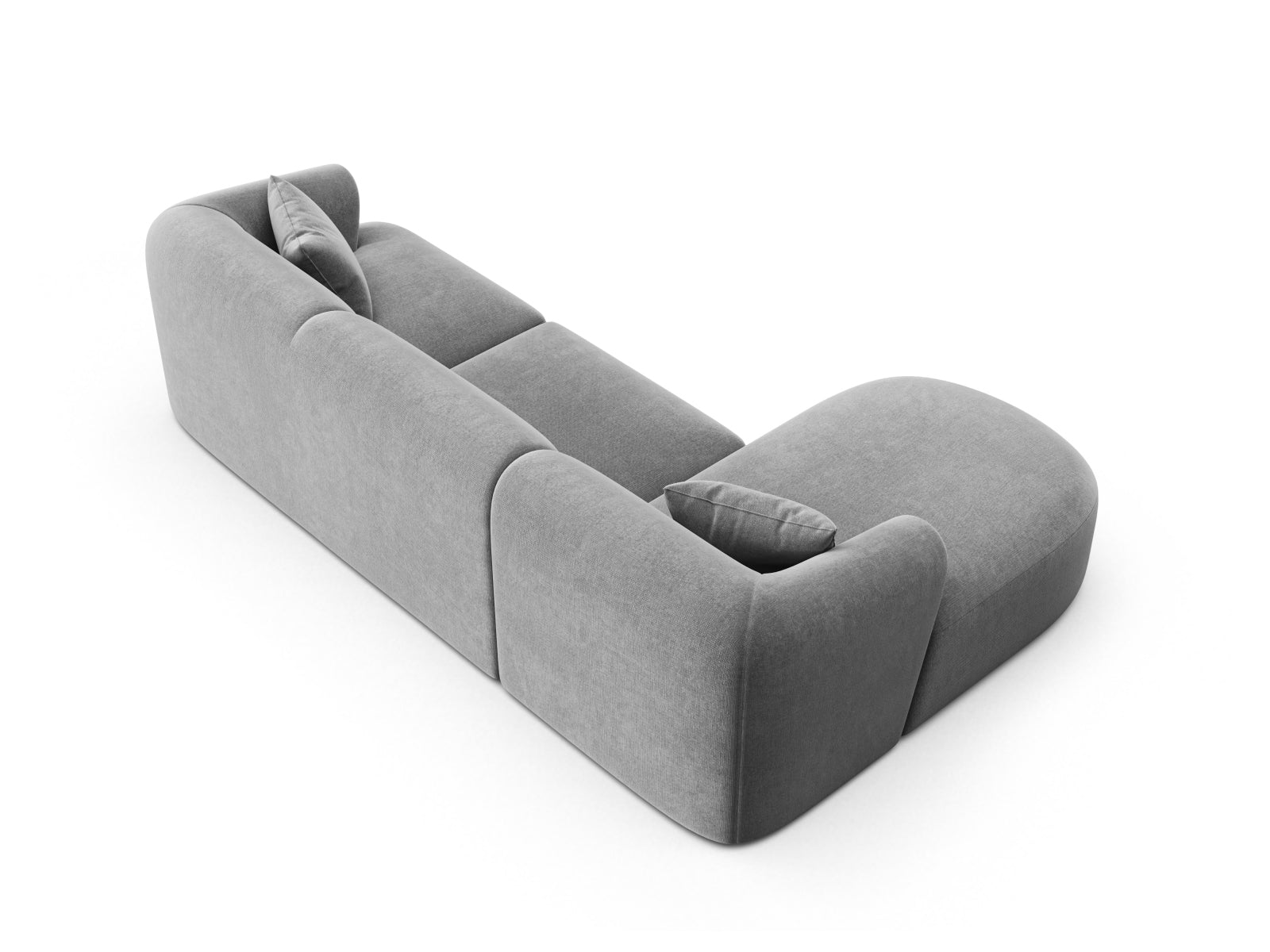 4-Sitzer Modular Ecksofa links Campi in Grey-Vogue präsentiert im Onlineshop von KAQTU Design AG. Ecksofa links ist von Cosmopolitan Design