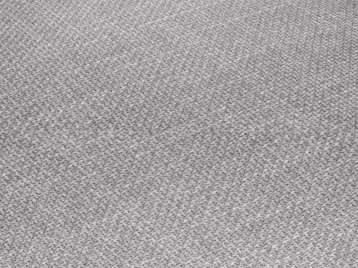 Modulares Ecksofa links Siena in Dark Grey-Scala mit strukturiertem Cordstoff, Massivholzrahmen und schwarzen Kunststoffbeinen, 5-Sitzer 180cm.
