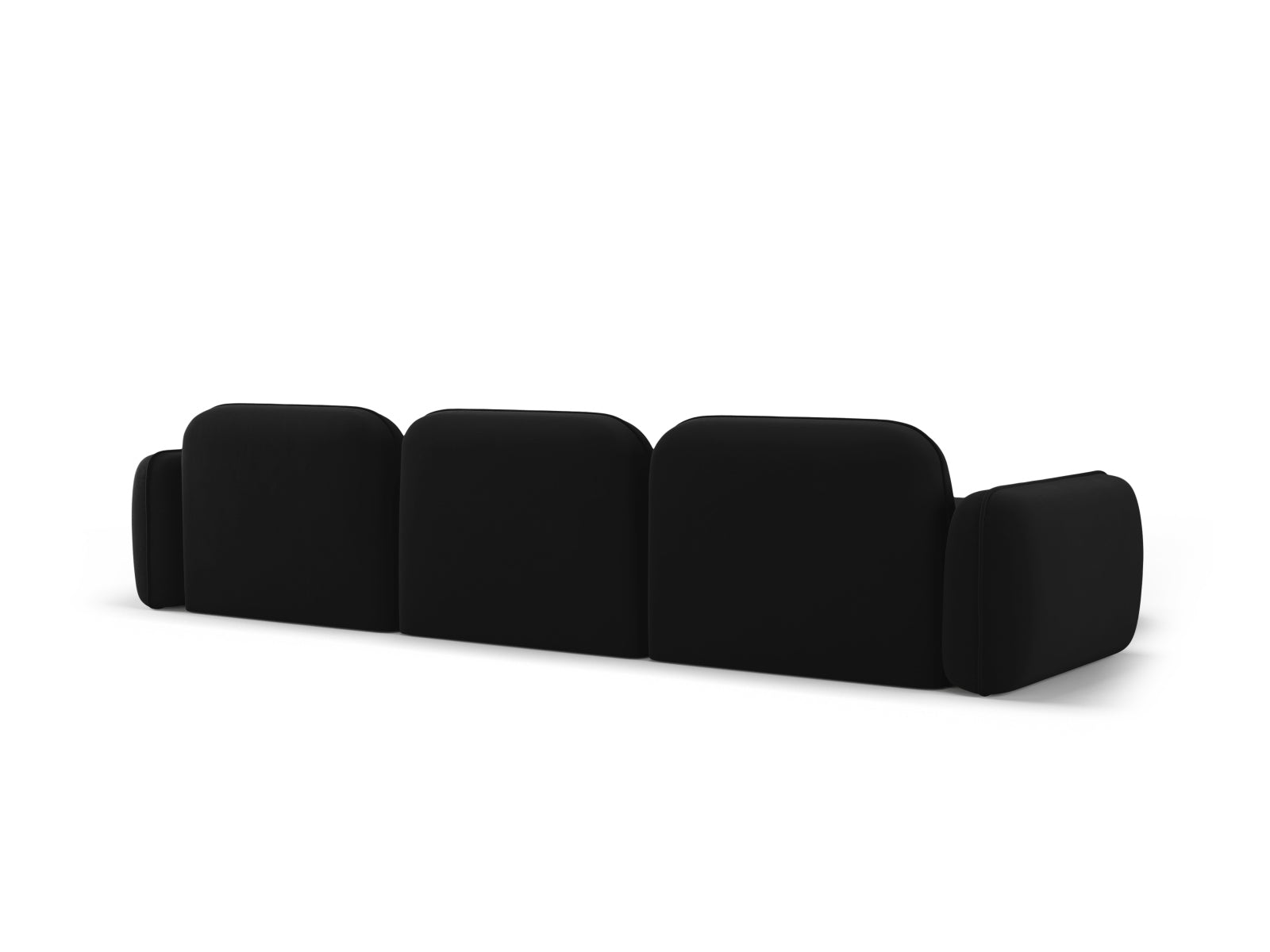 Entdecken Sie das Sydney Velour Modular Ecksofa links von Cosmopolitan Design – ein elegantes 4-Sitzer Sofa, das modernen Stil und höchsten Komfort vereint.