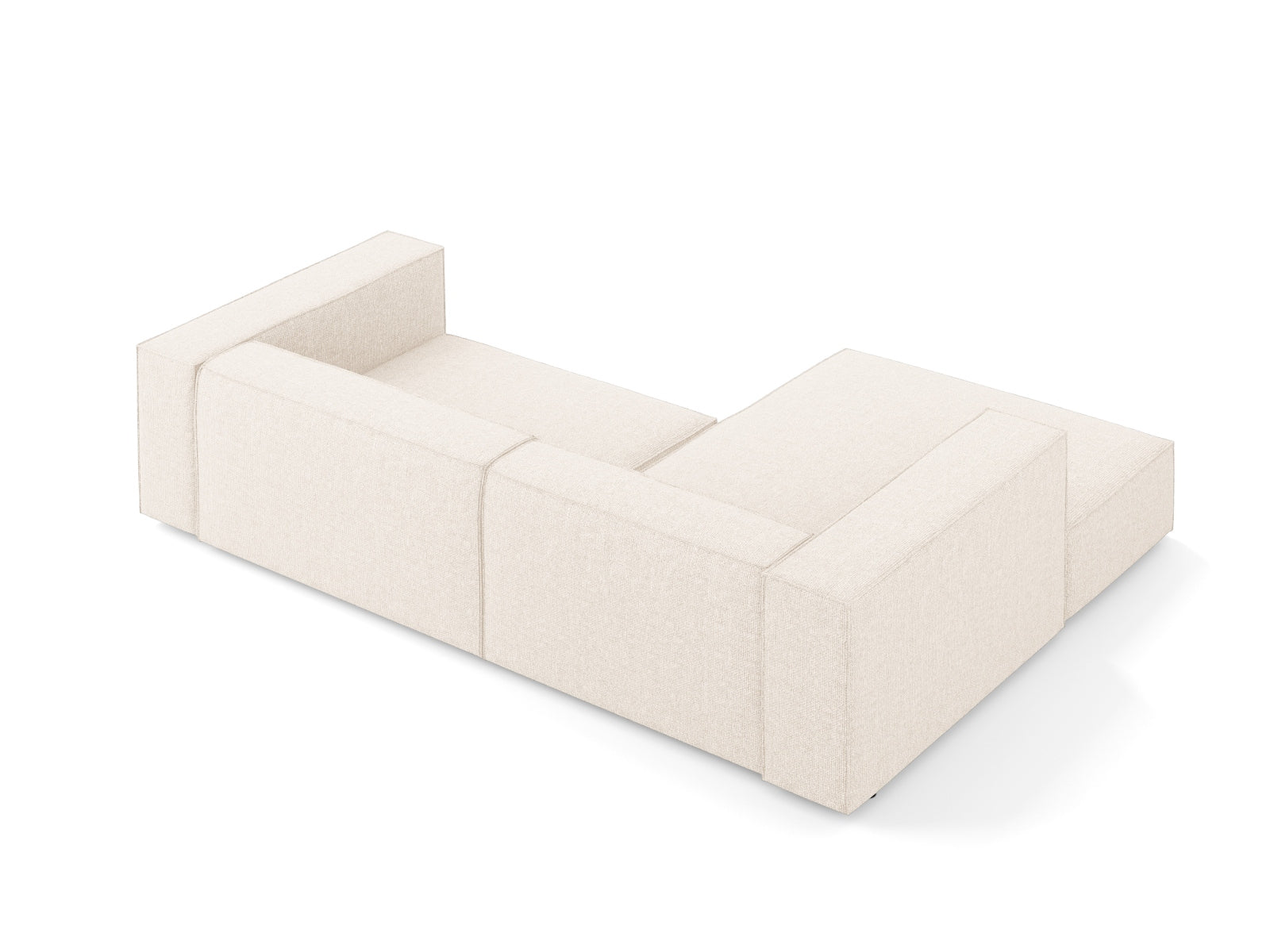 Entdecken Sie das elegante Arendal Ecksofa links 3-Sitzer von Cosmopolitan Design – perfekt für Ihr modernes Wohnzimmer, vereint Stil und Komfort.