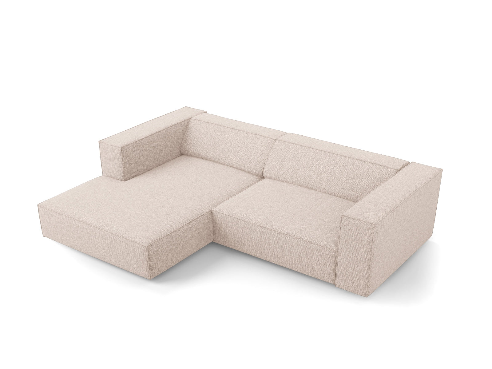 Erleben Sie das stilvolle Arendal Ecksofa links 3-Sitzer von Cosmopolitan Design – ideal für Ihr modernes Wohnzimmer und höchsten Sitzkomfort.