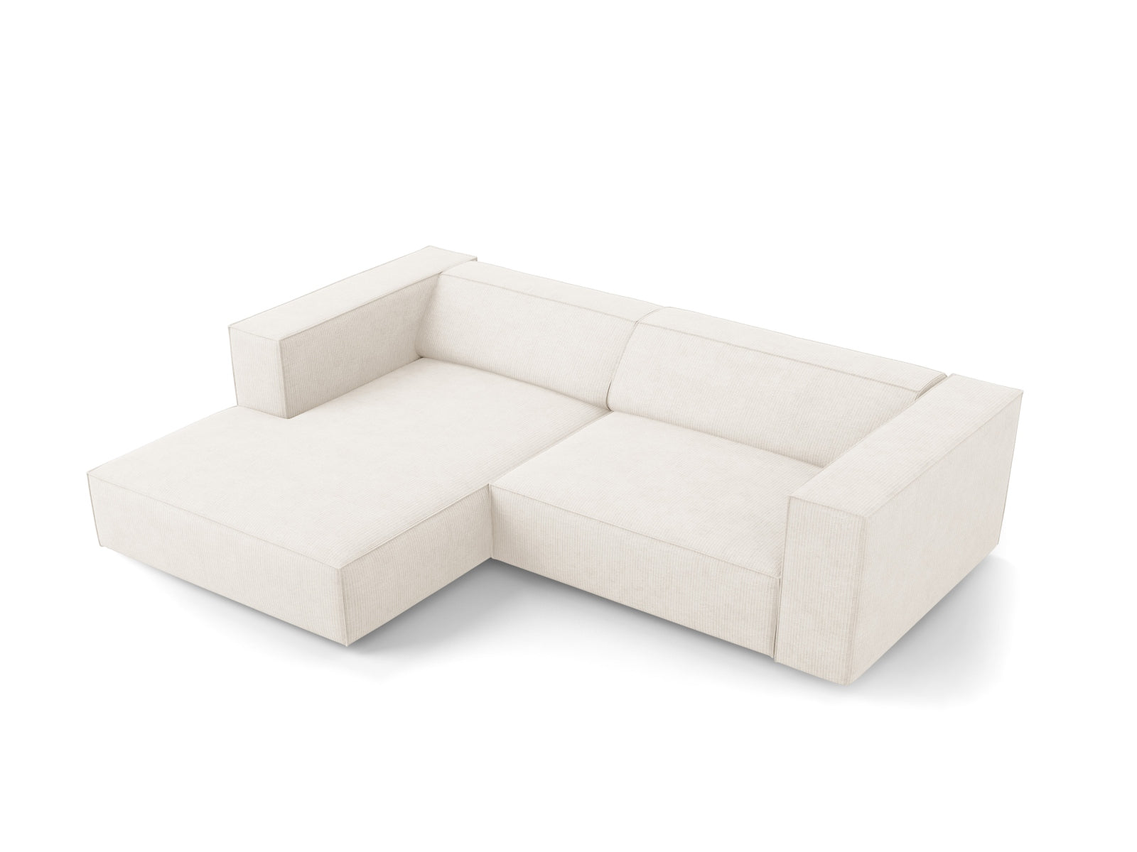 Entdecken Sie das elegante Arendal Ecksofa links 3-Sitzer von Cosmopolitan Design – perfekt für Ihr modernes Zuhause und optimalen Komfort.