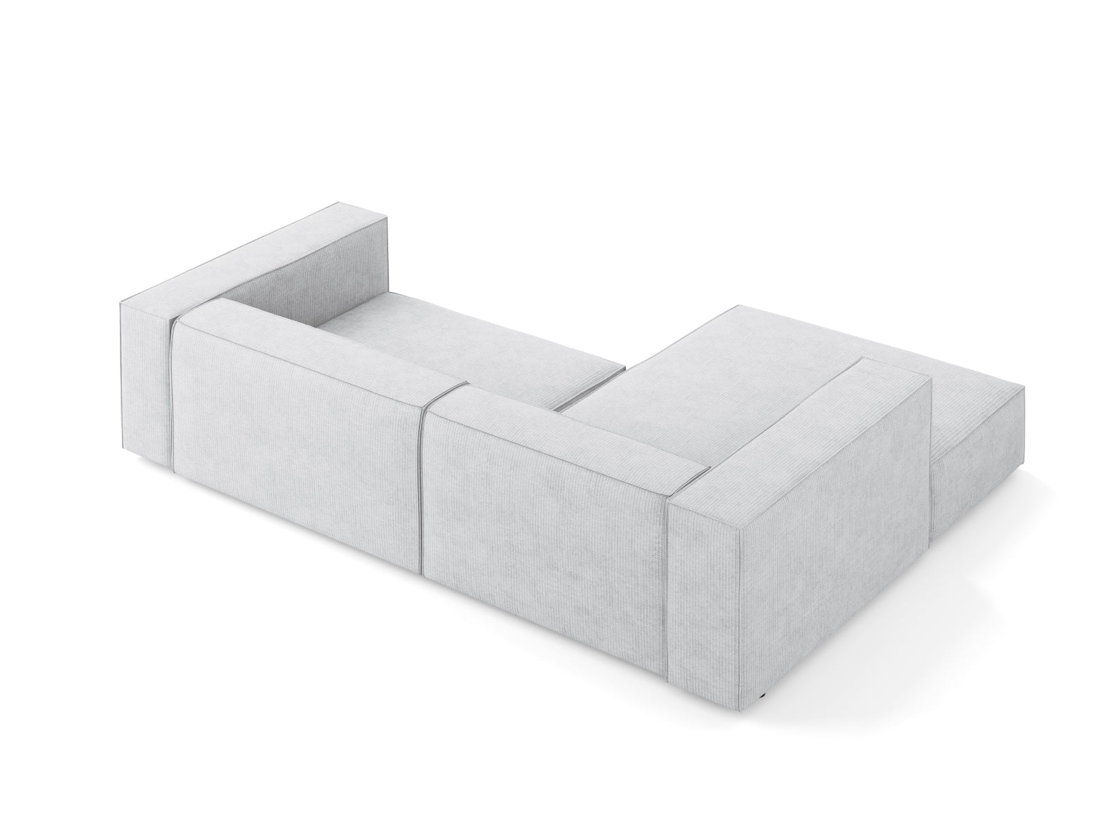 Entdecken Sie das elegante Arendal Ecksofa links 3-Sitzer von Cosmopolitan Design – perfekt für Ihr modernes Zuhause und optimalen Komfort.