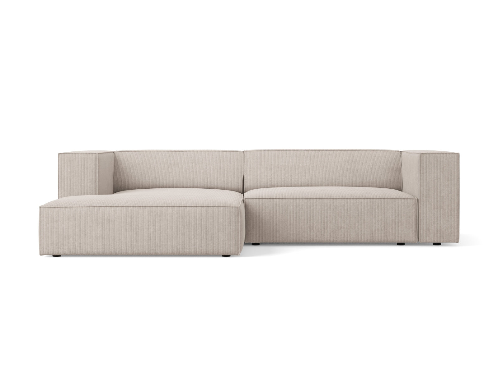 Arendal Ecksofa links 3 Sitzer in Dark Beige präsentiert im Onlineshop von KAQTU Design AG. Ecksofa links ist von Cosmopolitan Design