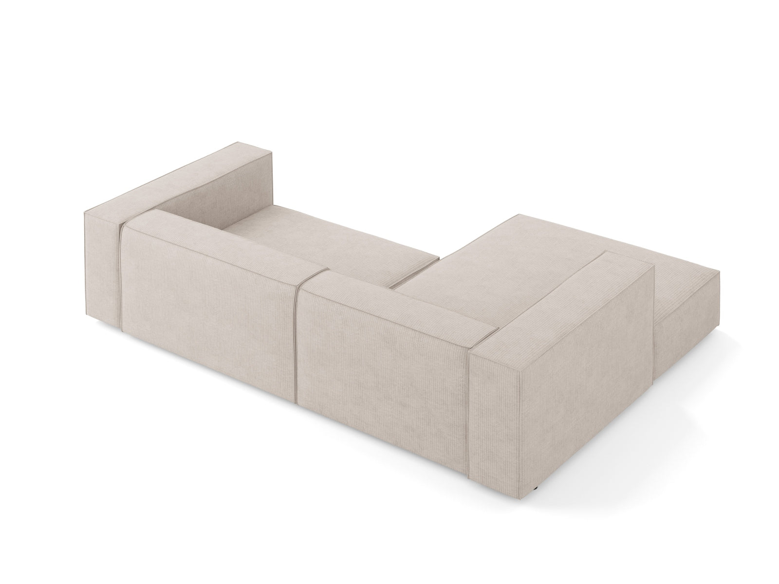 Erleben Sie das stilvolle Arendal Ecksofa links 3-Sitzer von Cosmopolitan Design – ideal für Ihr modernes Wohnzimmer und höchsten Sitzkomfort.