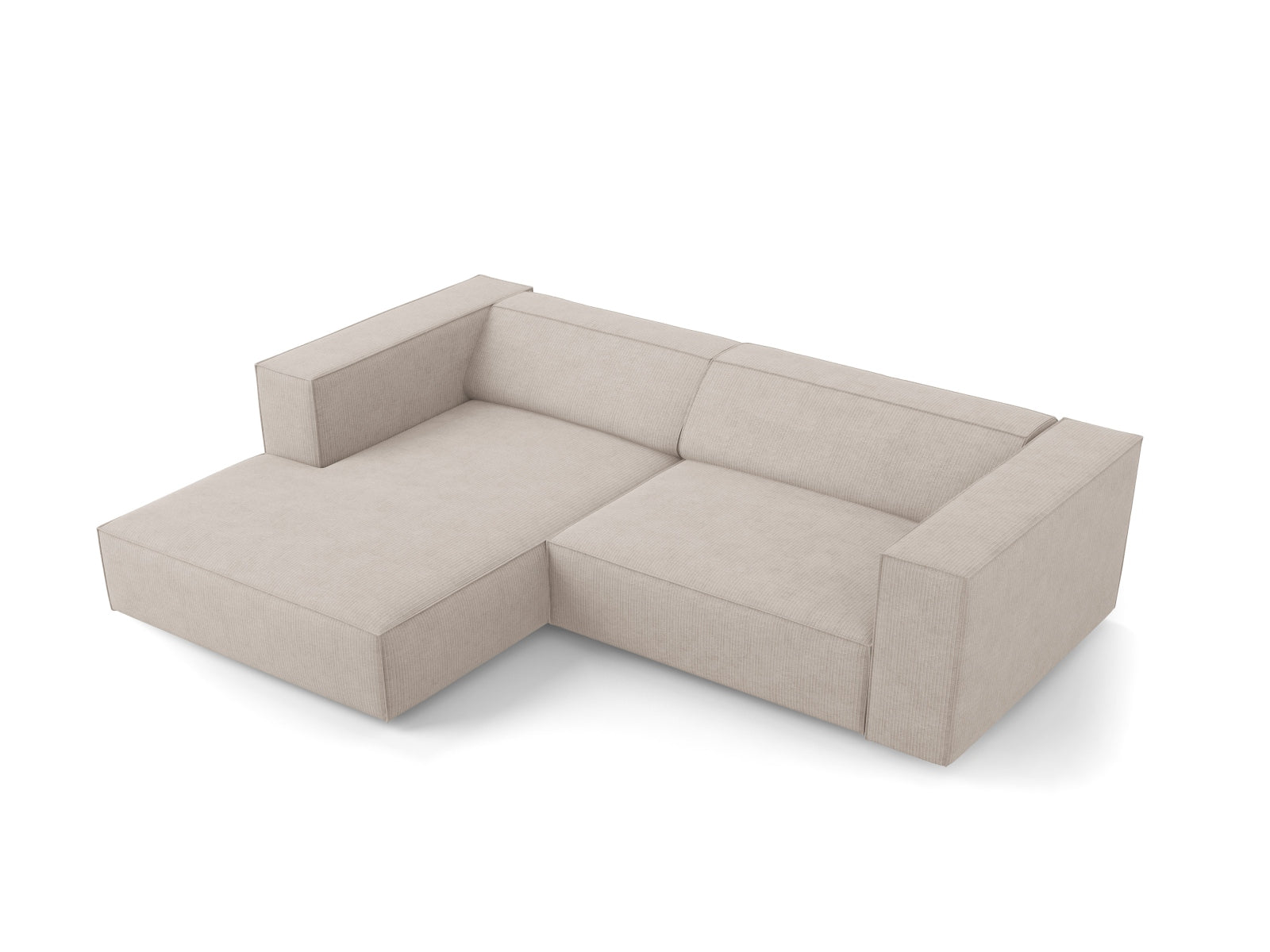 Entdecken Sie das elegante Arendal Ecksofa links 3-Sitzer von Cosmopolitan Design – perfekt für Ihr modernes Zuhause und optimalen Komfort.