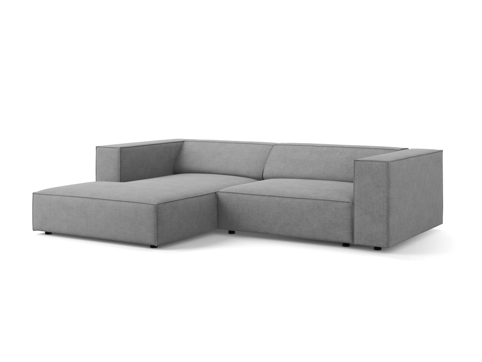 Erleben Sie das stilvolle Arendal Ecksofa links 3-Sitzer von Cosmopolitan Design – ideal für Ihr modernes Wohnzimmer und höchsten Sitzkomfort.