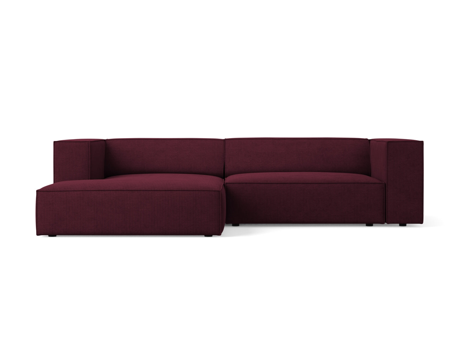 Arendal Ecksofa links 3 Sitzer in Ruby präsentiert im Onlineshop von KAQTU Design AG. Ecksofa links ist von Cosmopolitan Design