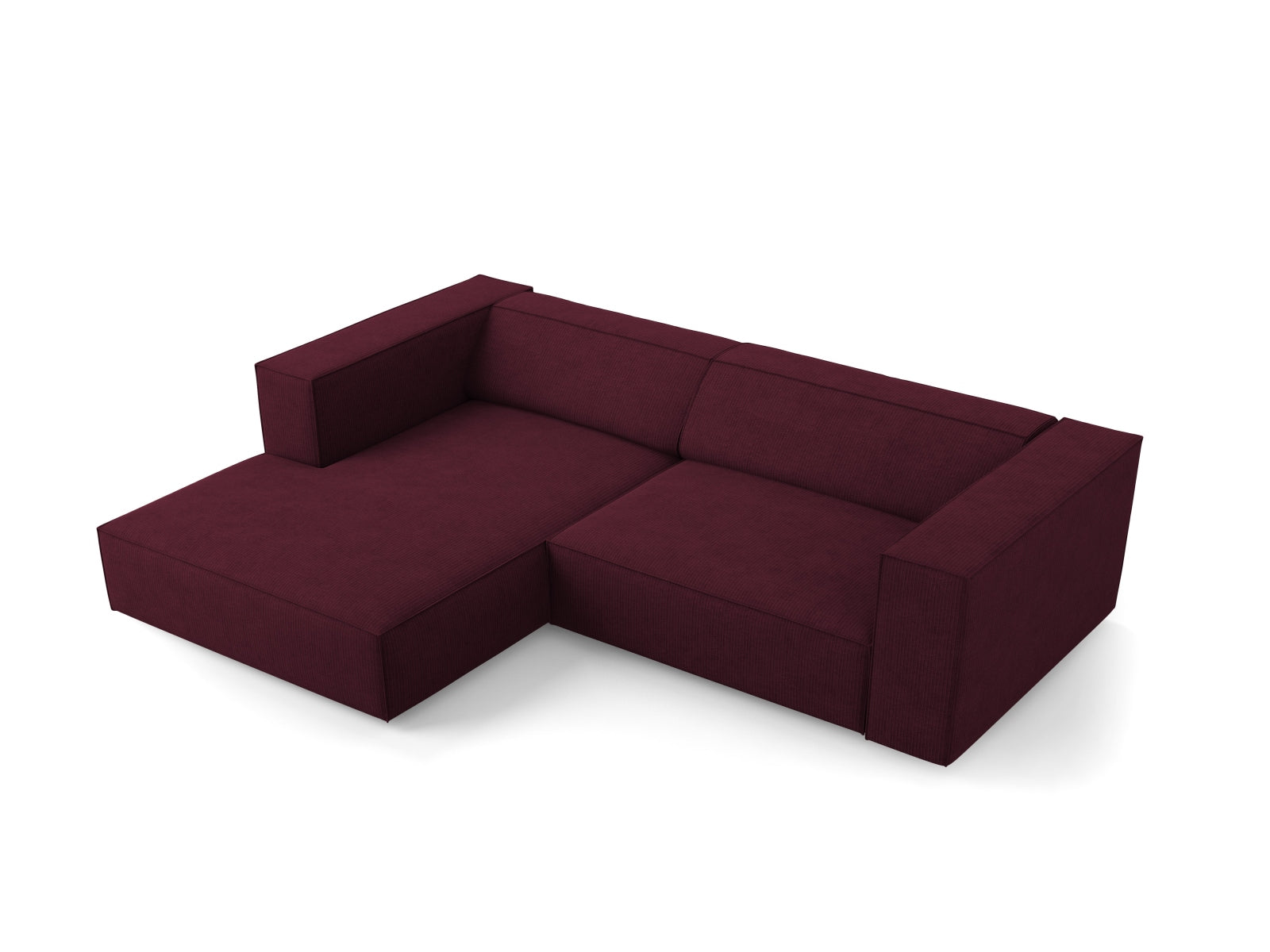 Erleben Sie das stilvolle Arendal Ecksofa links 3-Sitzer von Cosmopolitan Design – ideal für Ihr modernes Wohnzimmer und höchsten Sitzkomfort.