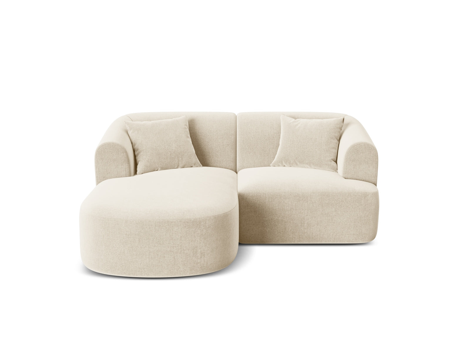 3-Sitzer Modular Ecksofa links Campi in Light Beige-Vogue präsentiert im Onlineshop von KAQTU Design AG. Ecksofa links ist von Cosmopolitan Design
