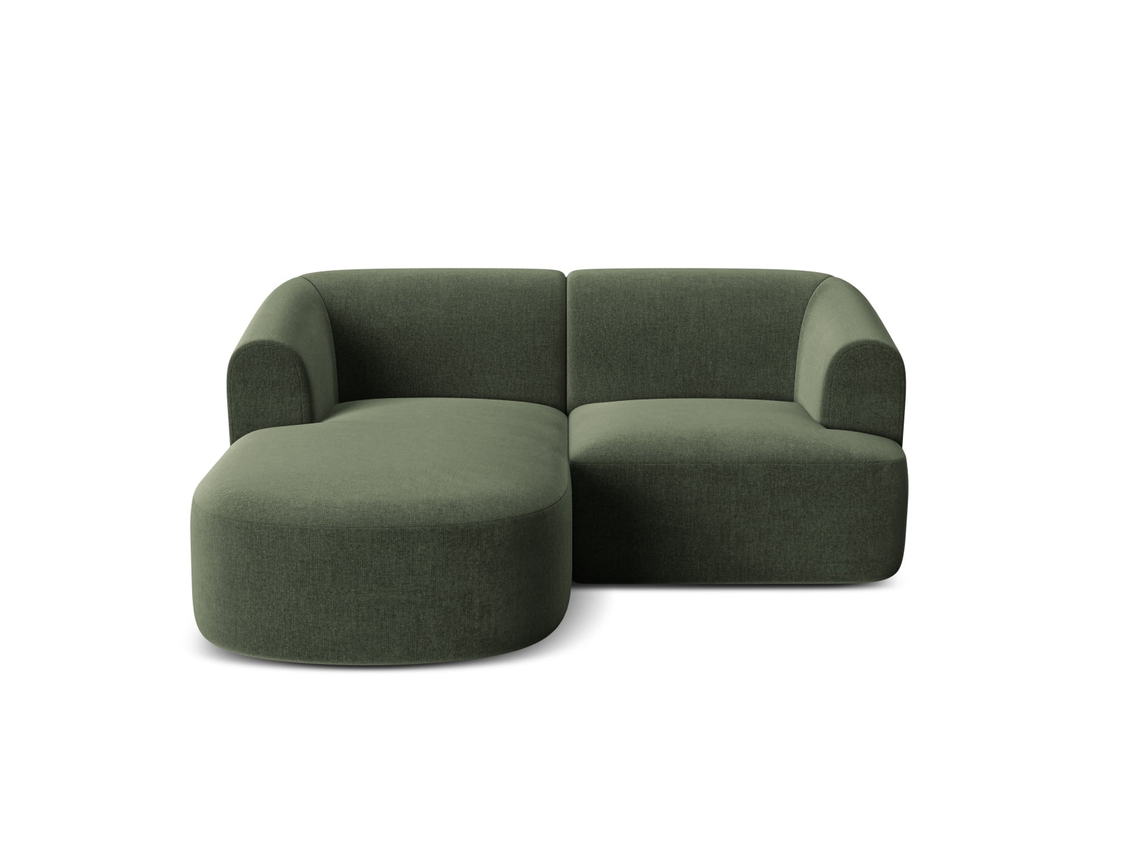 Elegantes 3-Sitzer Ecksofa Campi in modernem Green-Vogue, ideal für gemütliche Wohnräume und stilvolle Akzente von Cosmopolitan Design.