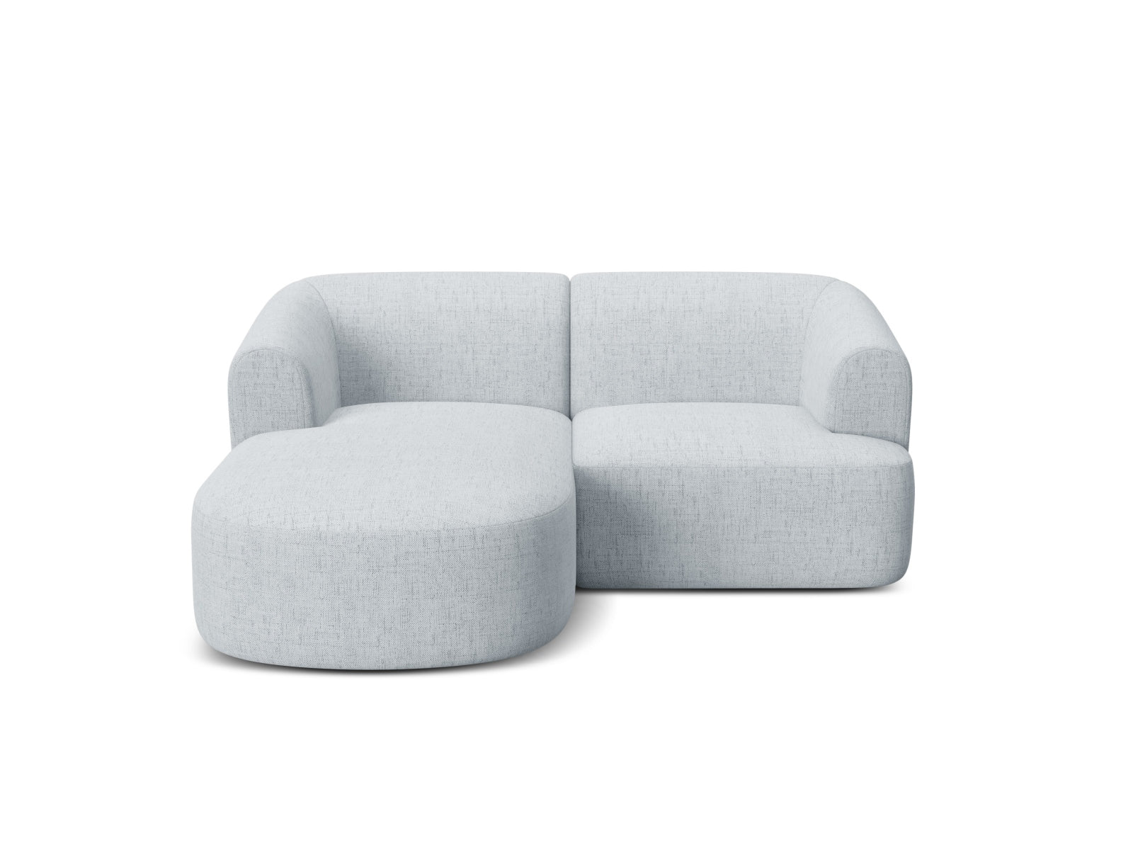 Stylisches, graues 3-Sitzer Ecksofa Campi von Cosmopolitan Design, ideal für zeitgemäße Wohnräume und vielseitige Einrichtungsmöglichkeiten.