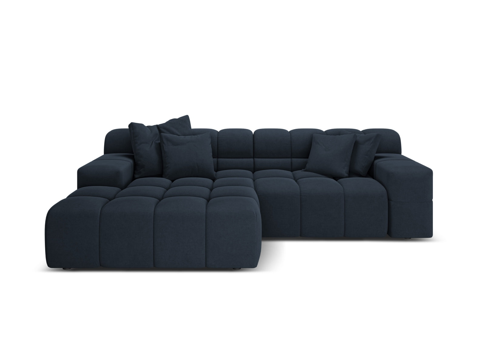 2-Sitzer Ecksofa links Hawaii in Royal Blue-Moly präsentiert im Onlineshop von KAQTU Design AG. Ecksofa links ist von Cosmopolitan Design