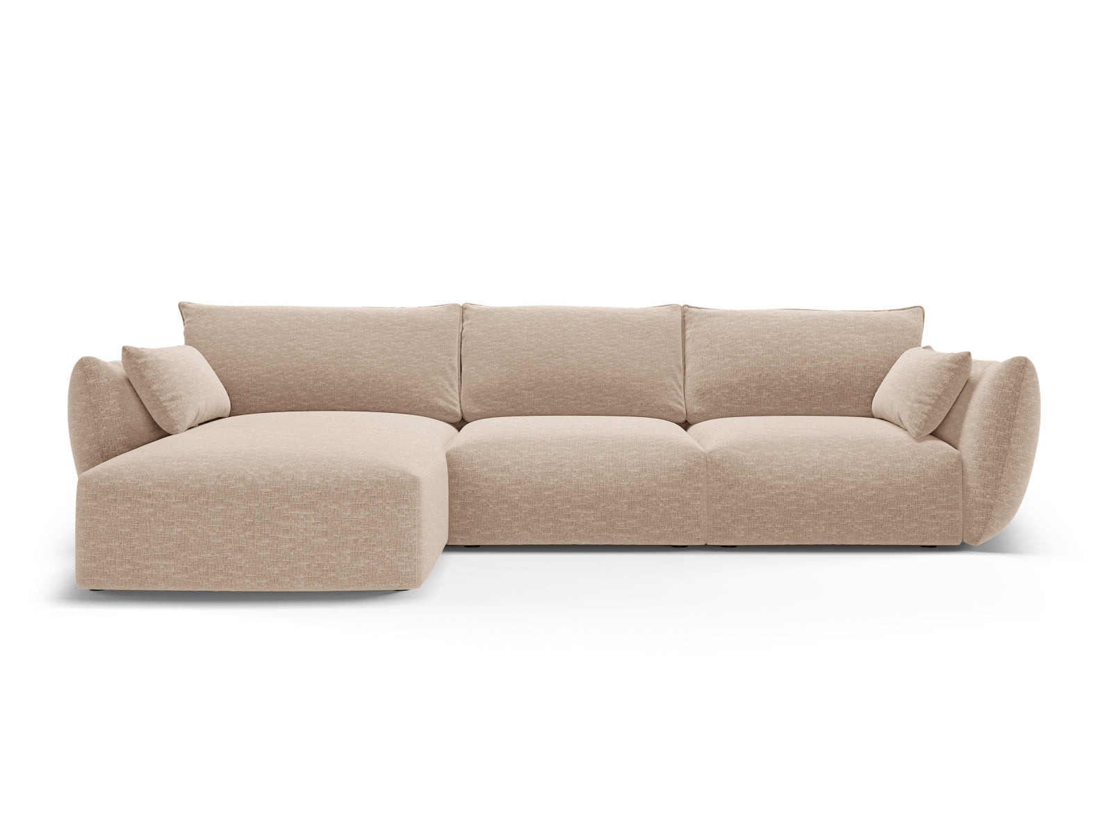 5-Sitzer Ecksofa links Matera in Beige-Haga präsentiert im Onlineshop von KAQTU Design AG. Ecksofa links ist von Cosmopolitan Design