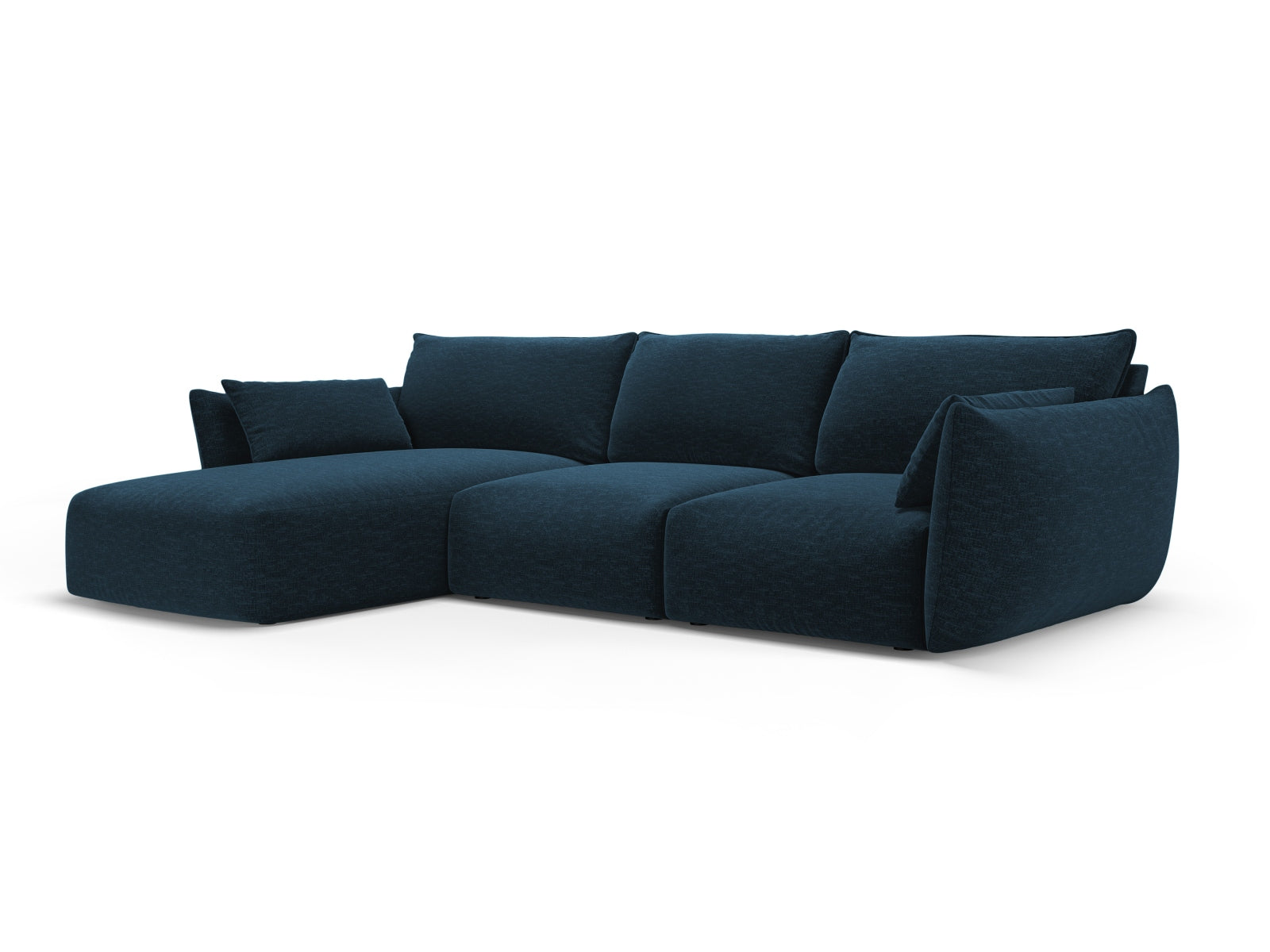 5-Sitzer Ecksofa links Matera in Royal Blue-Haga präsentiert im Onlineshop von KAQTU Design AG. Ecksofa links ist von Cosmopolitan Design