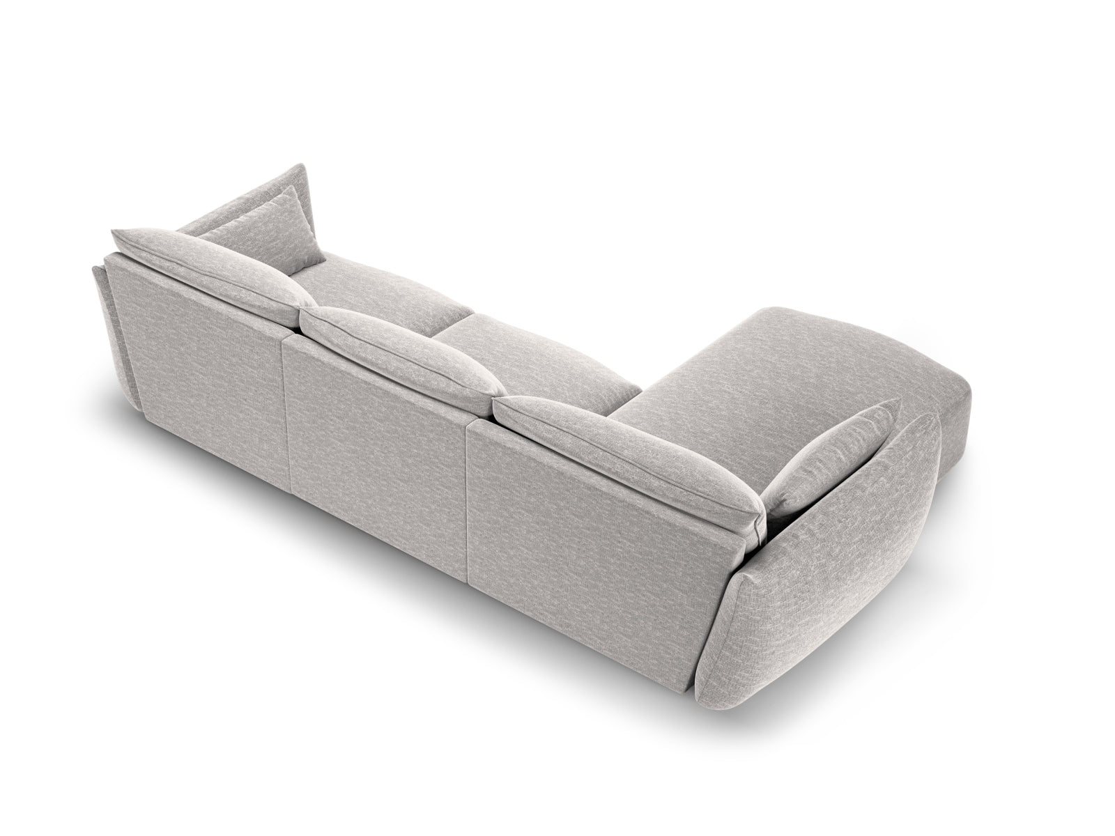 5-Sitzer Ecksofa links Matera in Light Grey-Haga präsentiert im Onlineshop von KAQTU Design AG. Ecksofa links ist von Cosmopolitan Design