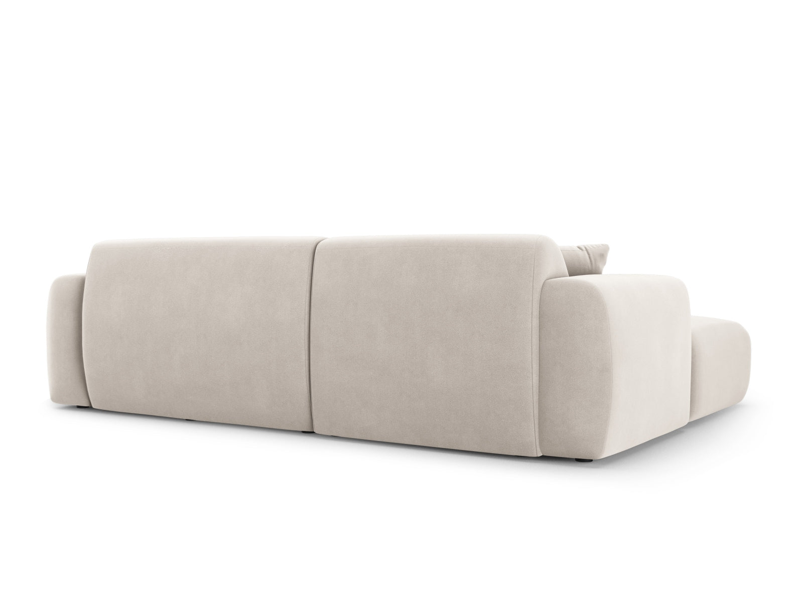 Erleben Sie das elegante Nolio Velour Ecksofa links von Cosmopolitan Design. Dieses 4-Sitzer Sofa (170 cm) bietet perfekten Komfort und modernes Flair.