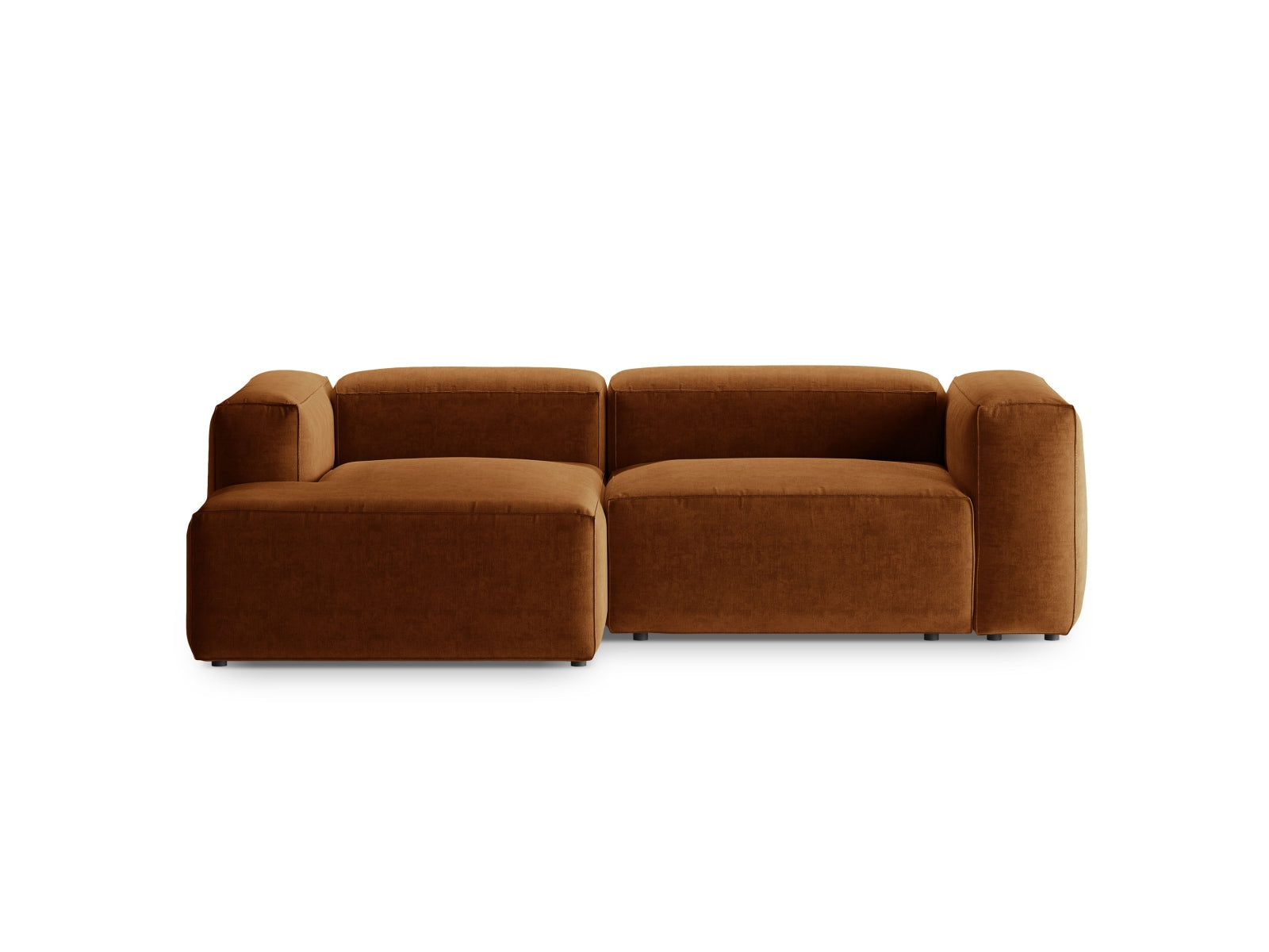 Bergamo Modulares Ecksofa links 2 Sitzer in Brick-Liberty präsentiert im Onlineshop von KAQTU Design AG. Ecksofa links ist von Cosmopolitan Design