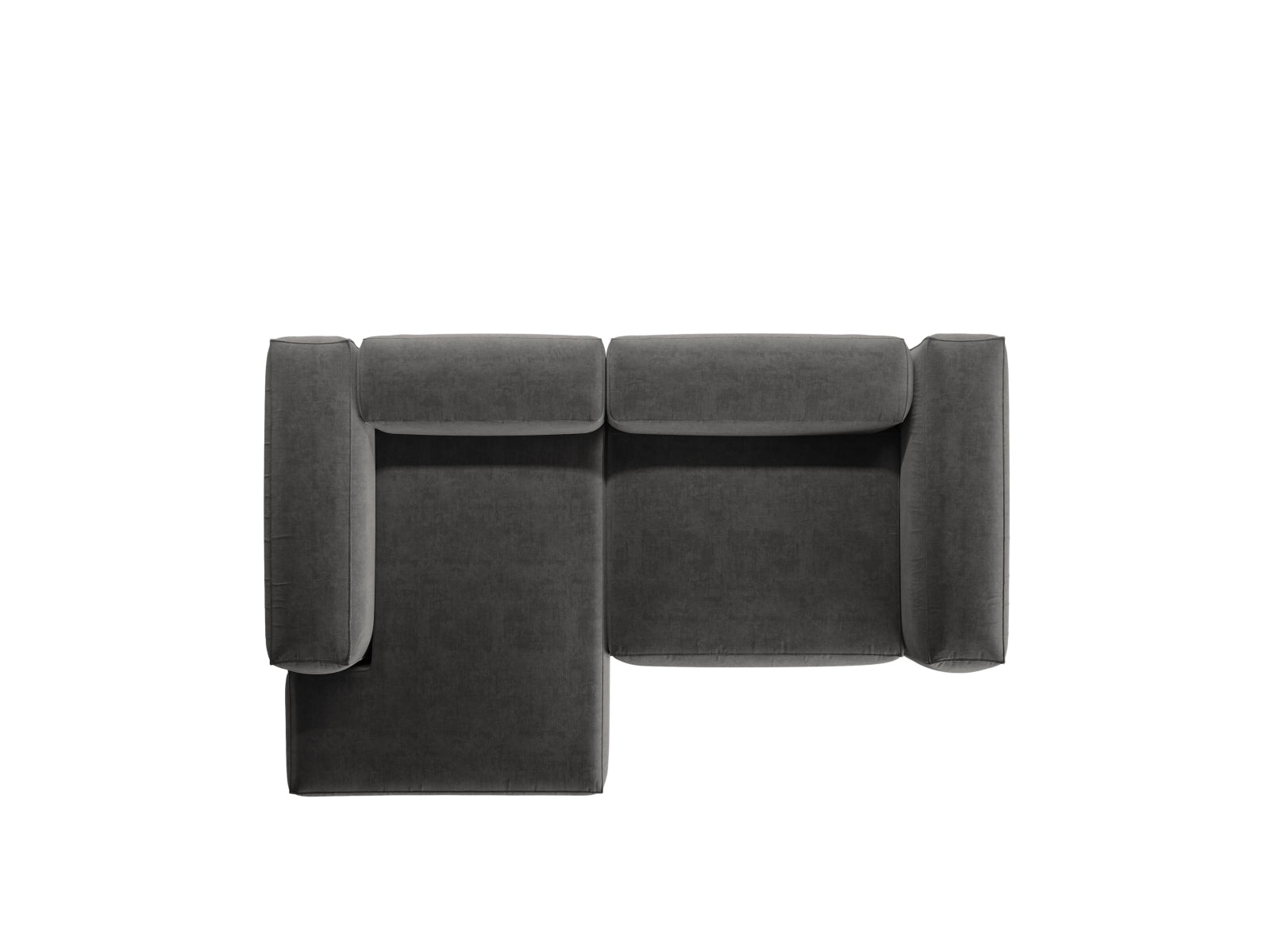Bergamo Modulares Ecksofa links 2 Sitzer in Graphite-Liberty präsentiert im Onlineshop von KAQTU Design AG. Ecksofa links ist von Cosmopolitan Design