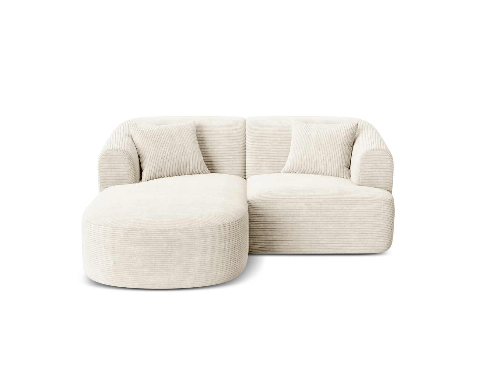 3-Sitzer Ecksofa links modular Campi in Ivory-Lincoln D präsentiert im Onlineshop von KAQTU Design AG. Ecksofa links ist von Cosmopolitan Design