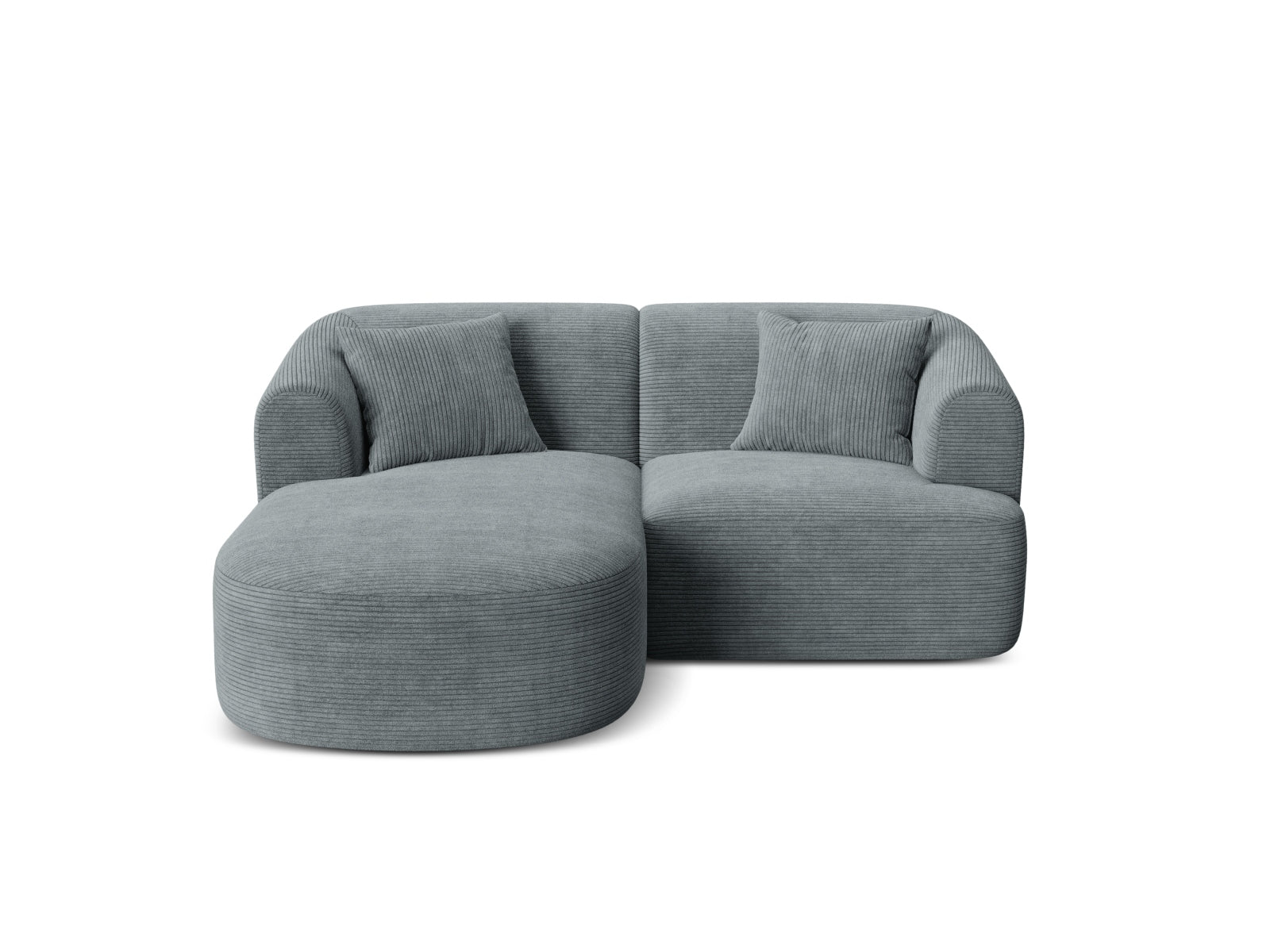 3-Sitzer Ecksofa links modular Campi in Dark Grey-Lincoln D präsentiert im Onlineshop von KAQTU Design AG. Ecksofa links ist von Cosmopolitan Design