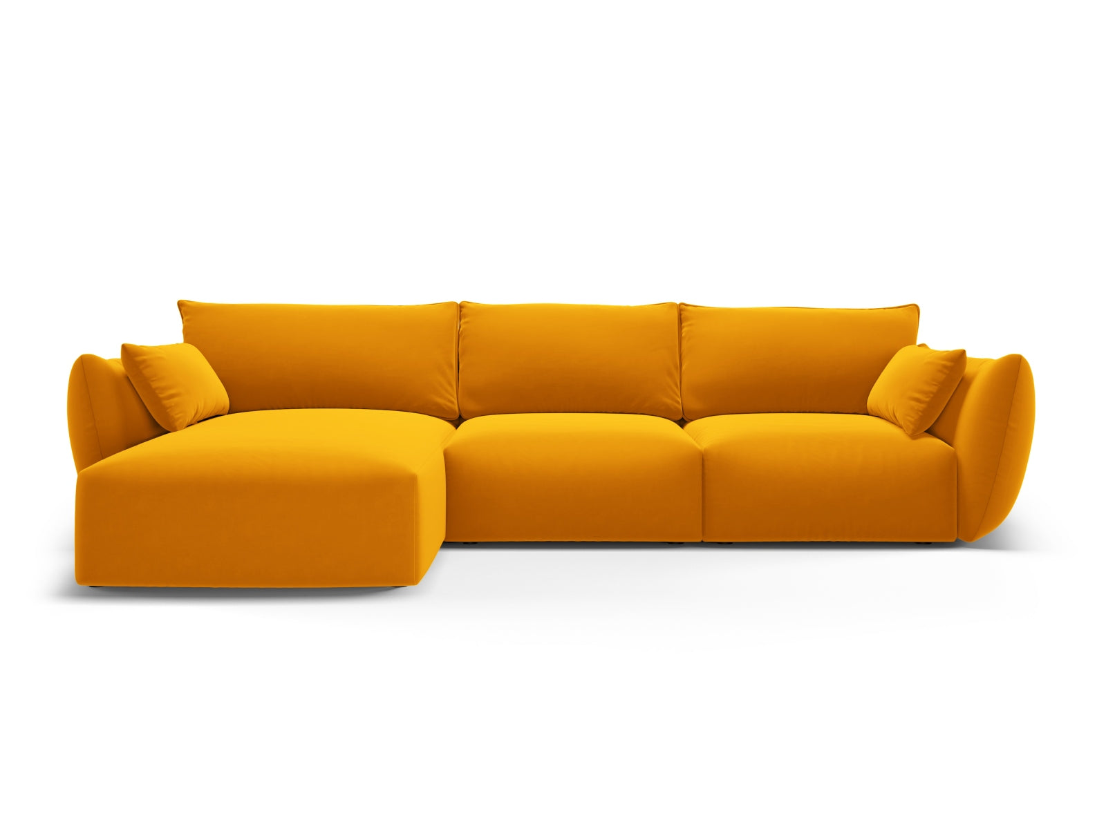 5-Sitzer Ecksofa links Matera in Yellow-Salvador präsentiert im Onlineshop von KAQTU Design AG. Ecksofa links ist von Cosmopolitan Design