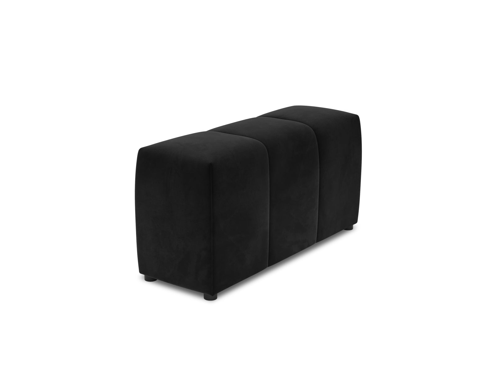 Rome Armrest Module 3 in Black-Salvador präsentiert im Onlineshop von KAQTU Design AG. Modulares Sofa ist von Cosmopolitan Design