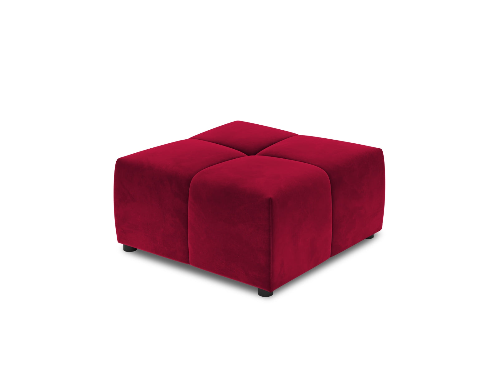 Rome Sitting Module 2x2 1 Sitzer in Red-Salvador präsentiert im Onlineshop von KAQTU Design AG. Modulares Sofa ist von Cosmopolitan Design