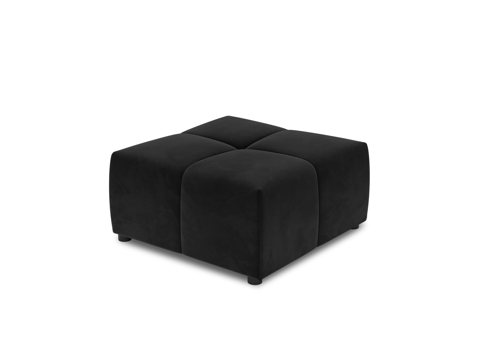 Rome Sitting Module 2x2 1 Sitzer in Black-Salvador präsentiert im Onlineshop von KAQTU Design AG. Modulares Sofa ist von Cosmopolitan Design