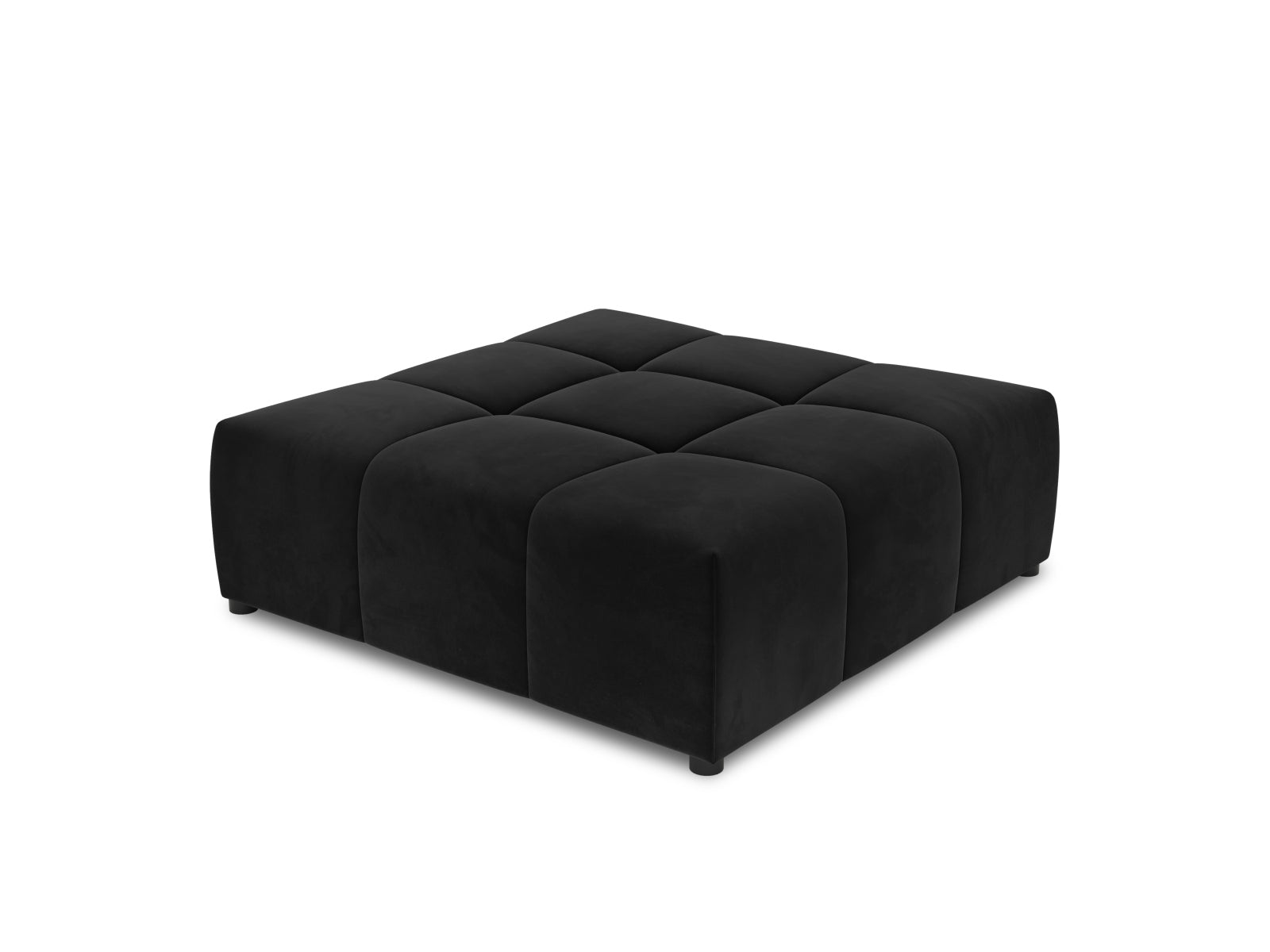Rome Sitting Module 3x3 1 Sitzer in Black-Salvador präsentiert im Onlineshop von KAQTU Design AG. Modulares Sofa ist von Cosmopolitan Design